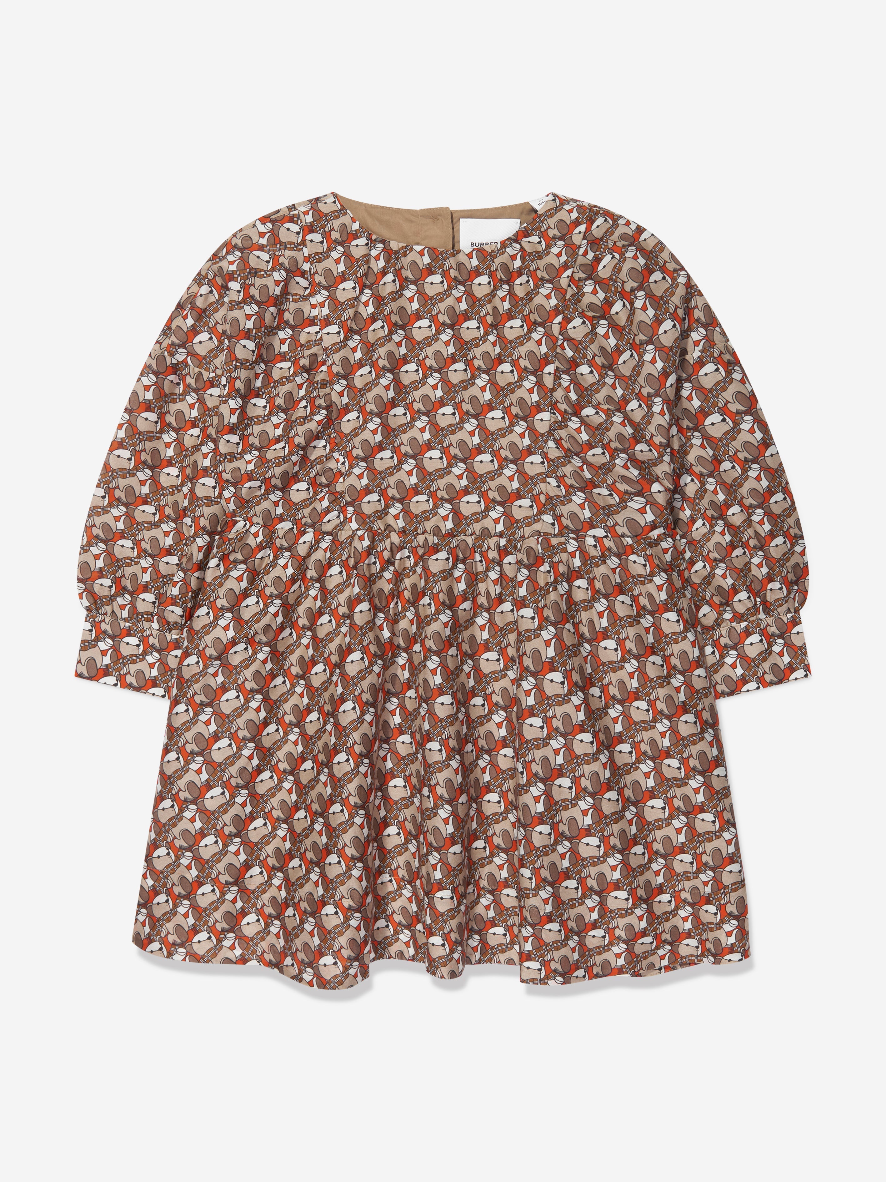 Girls Elita Dress in Beige