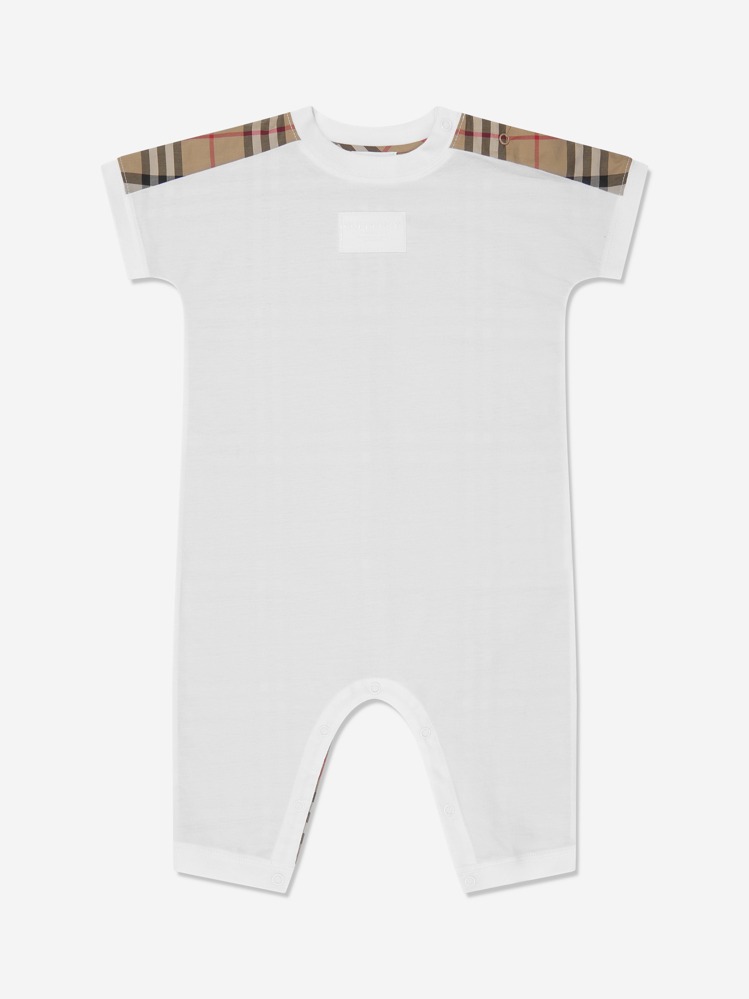 Baby Lennox Romper Set in White