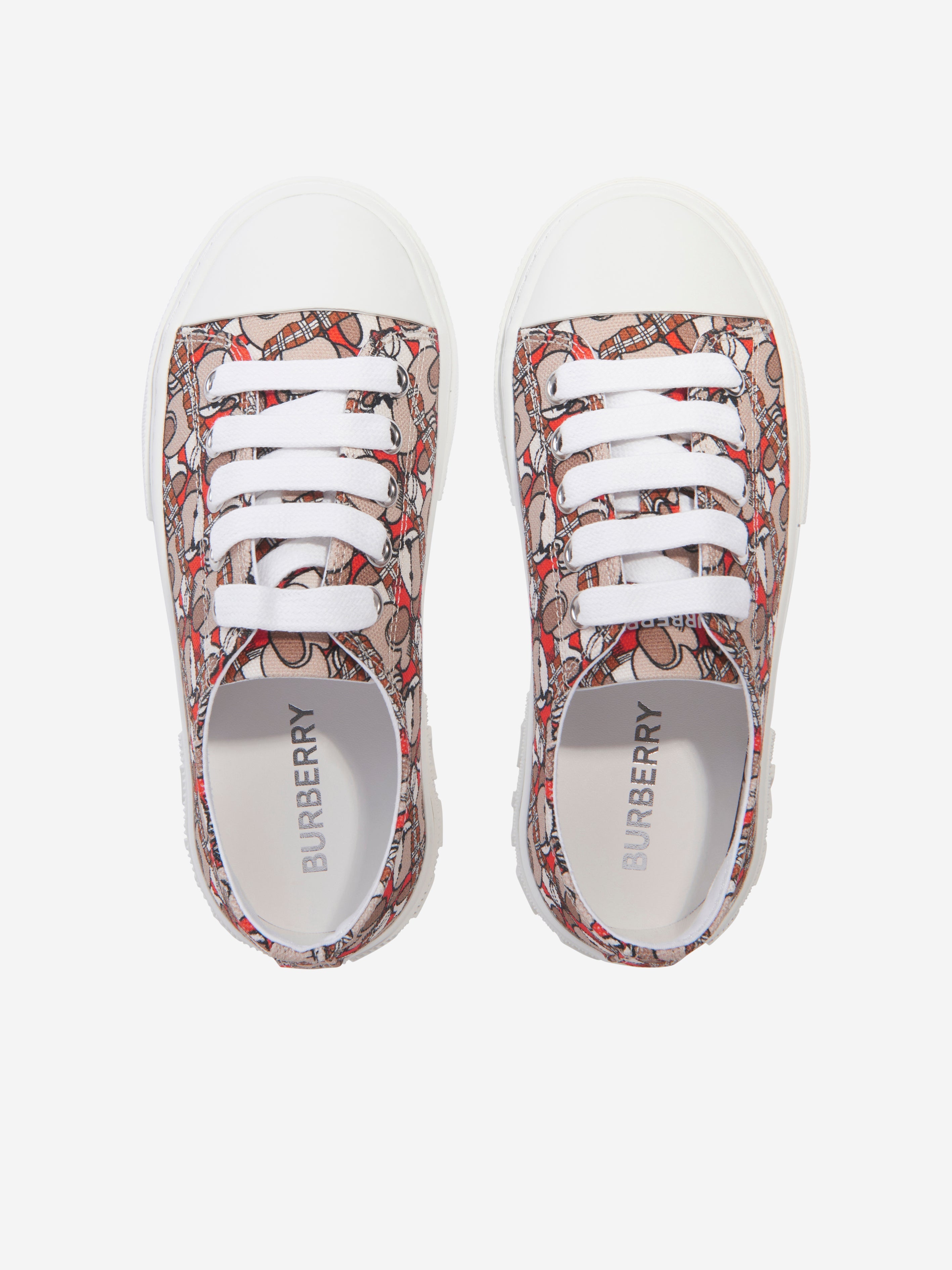 Kids Mini Jack Bear Trainers in Beige