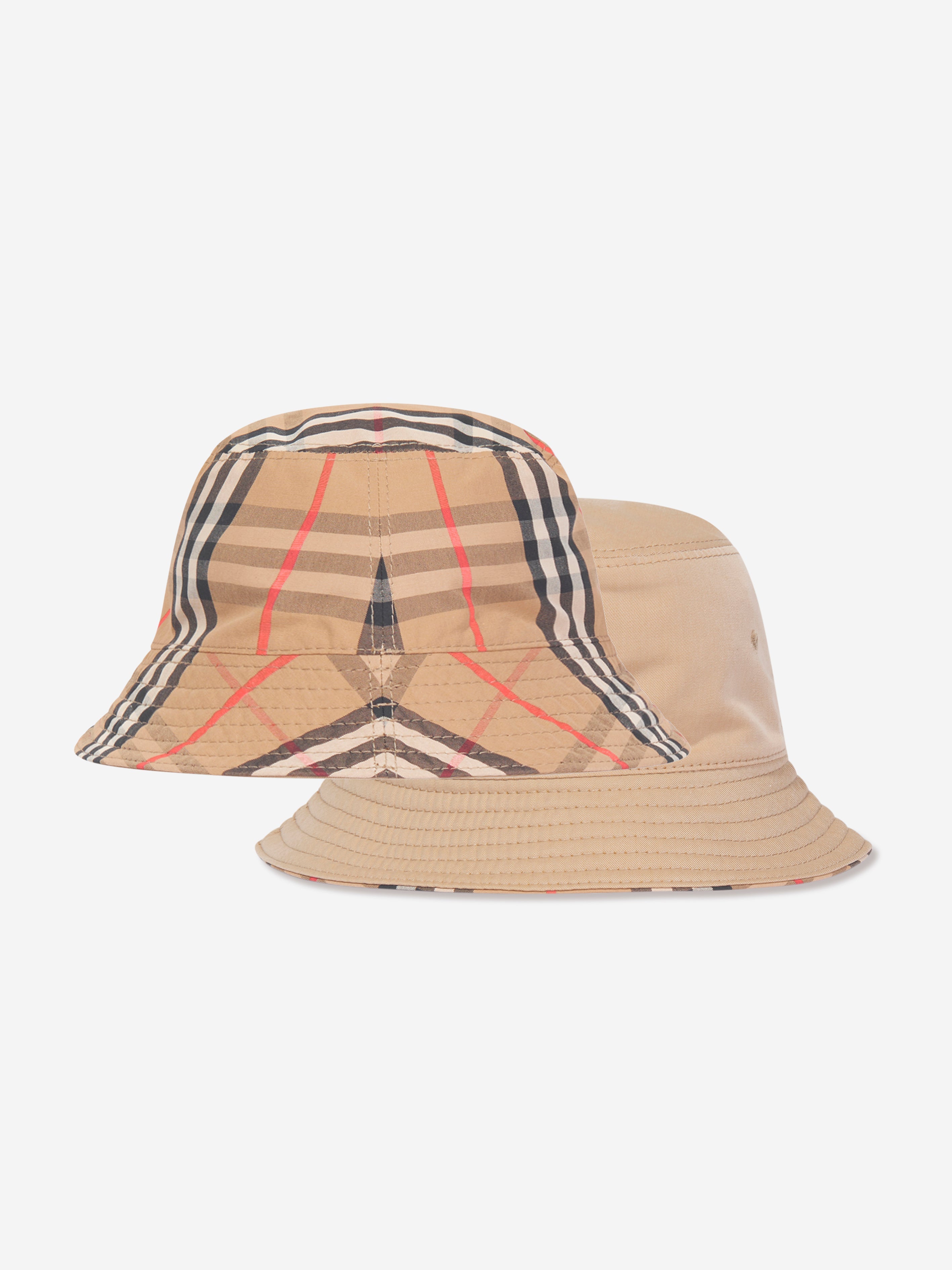 Baby Reversible Bucket Hat in Beige
