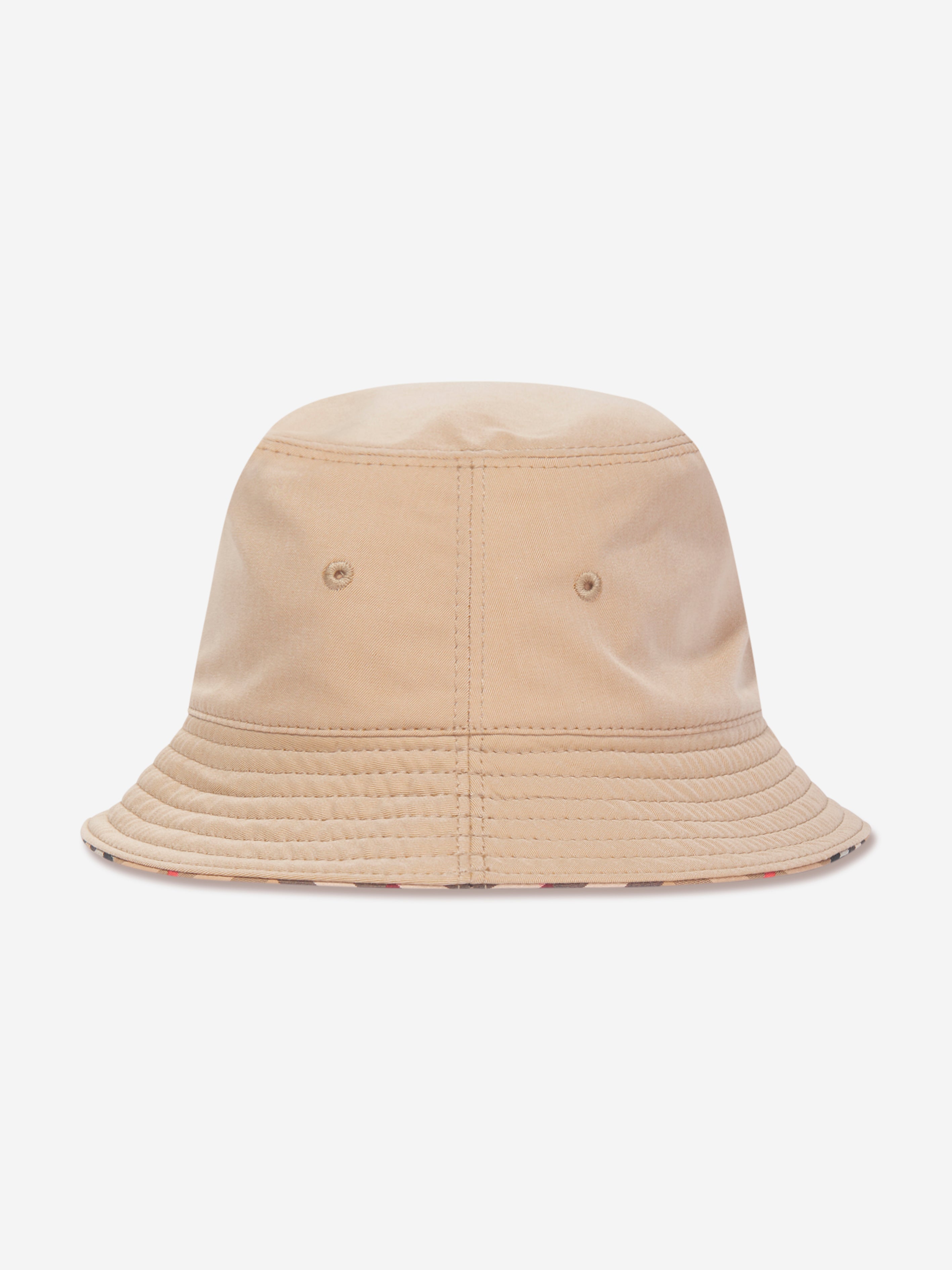 Baby Reversible Bucket Hat in Beige