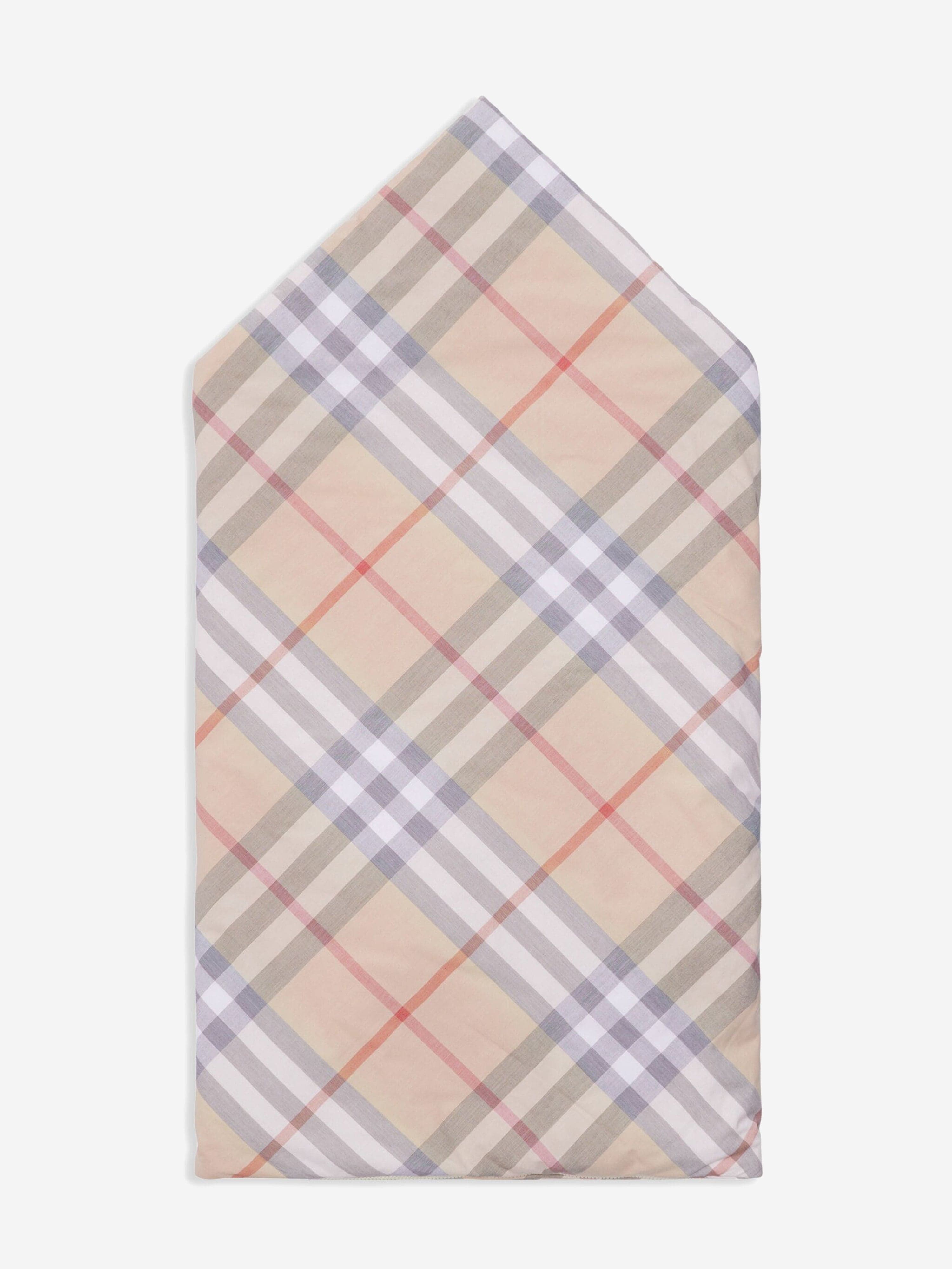 Baby Collier Check Nest in Beige (75cm)