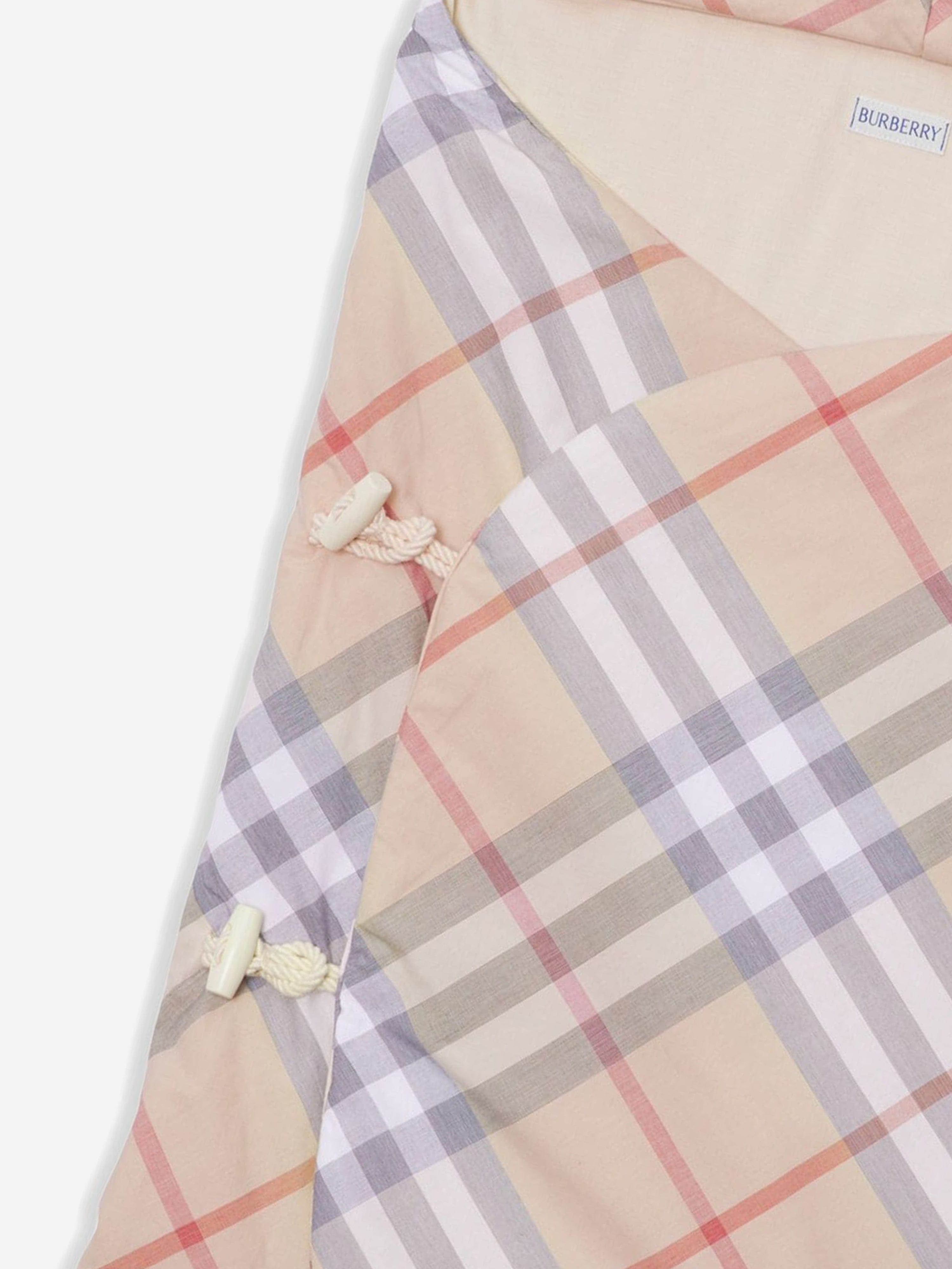 Baby Collier Check Nest in Beige (75cm)