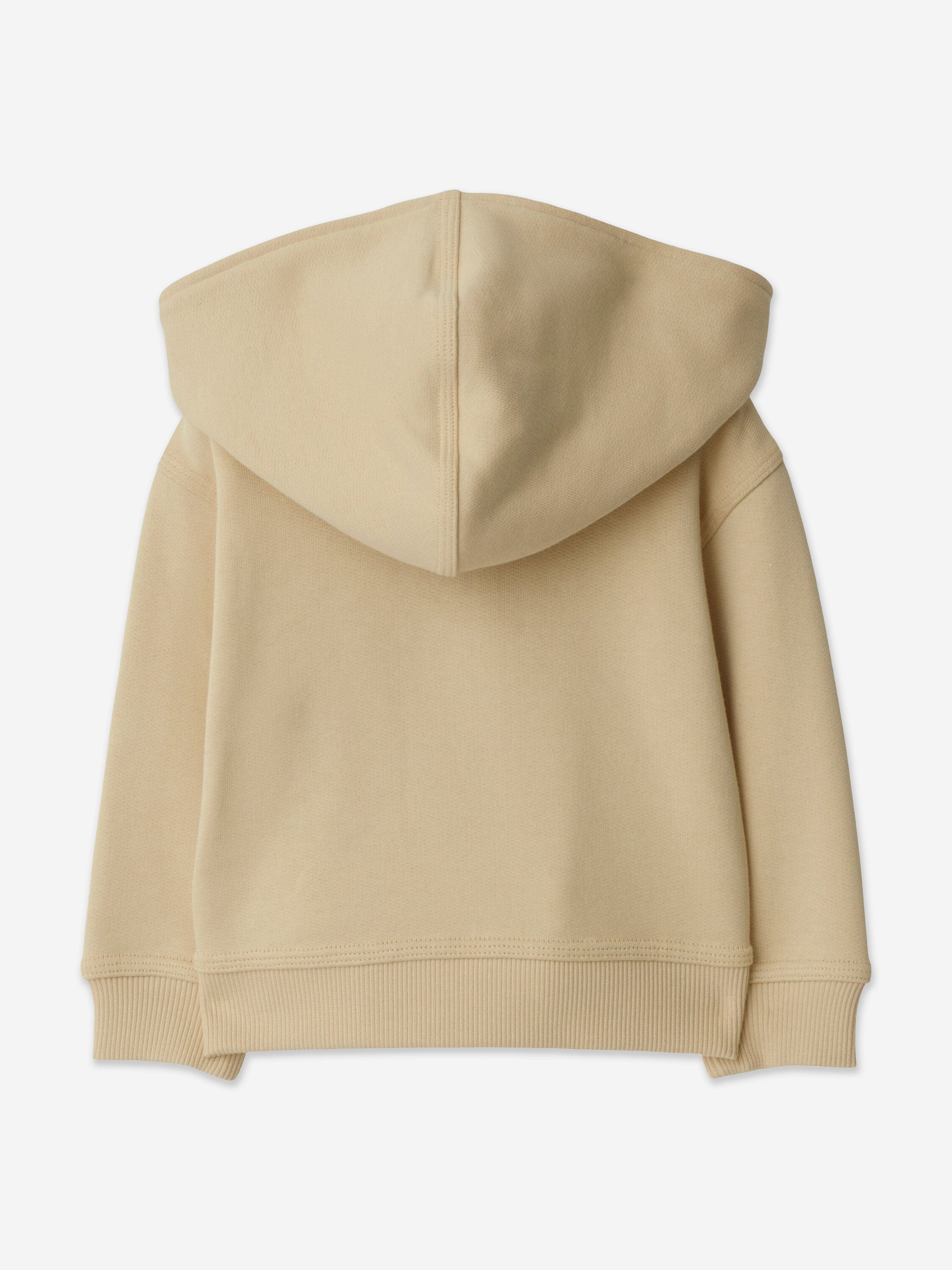 Baby Girls Zip Up Top in Beige