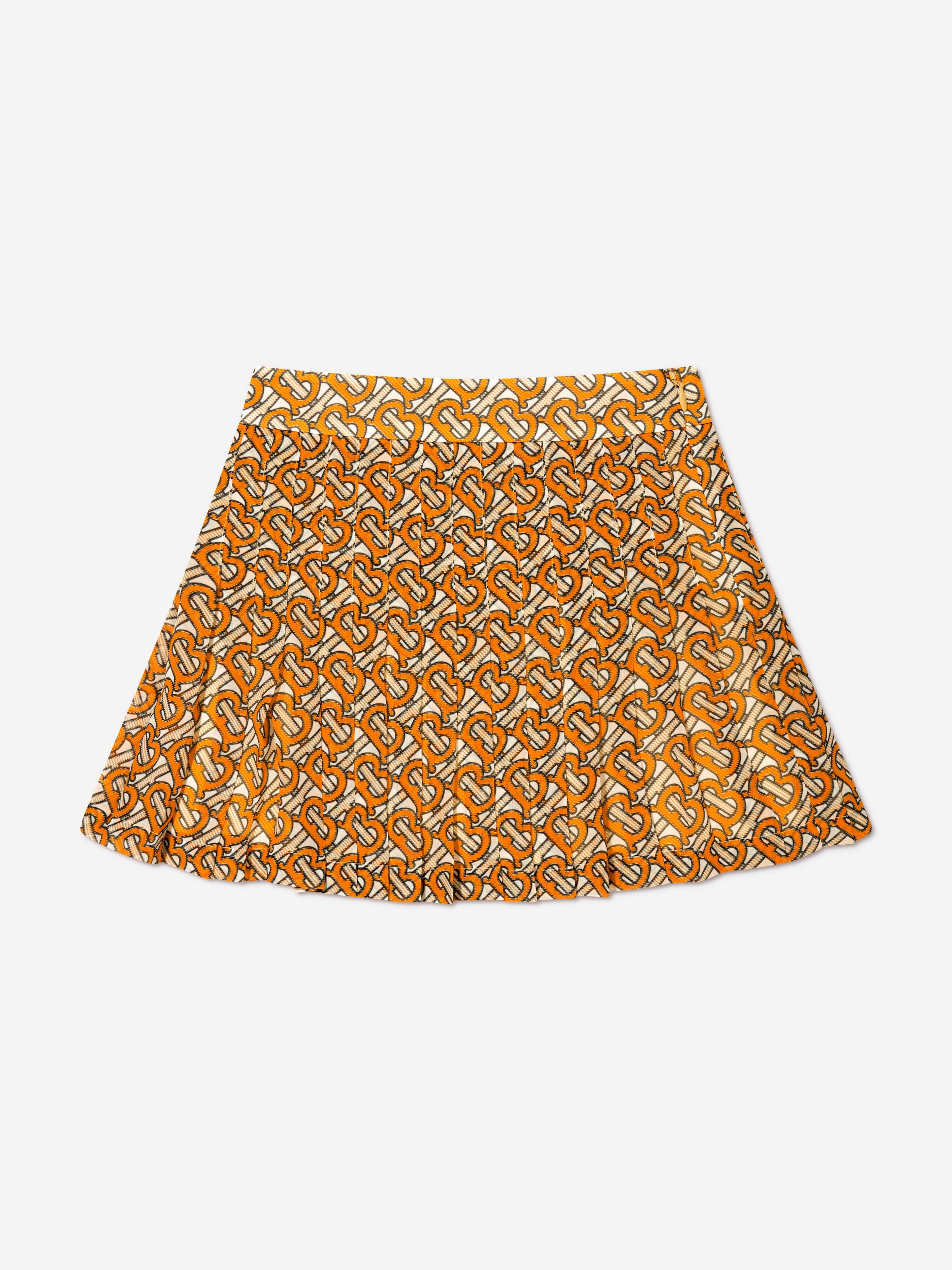 Girls Camila Monogram Skirt