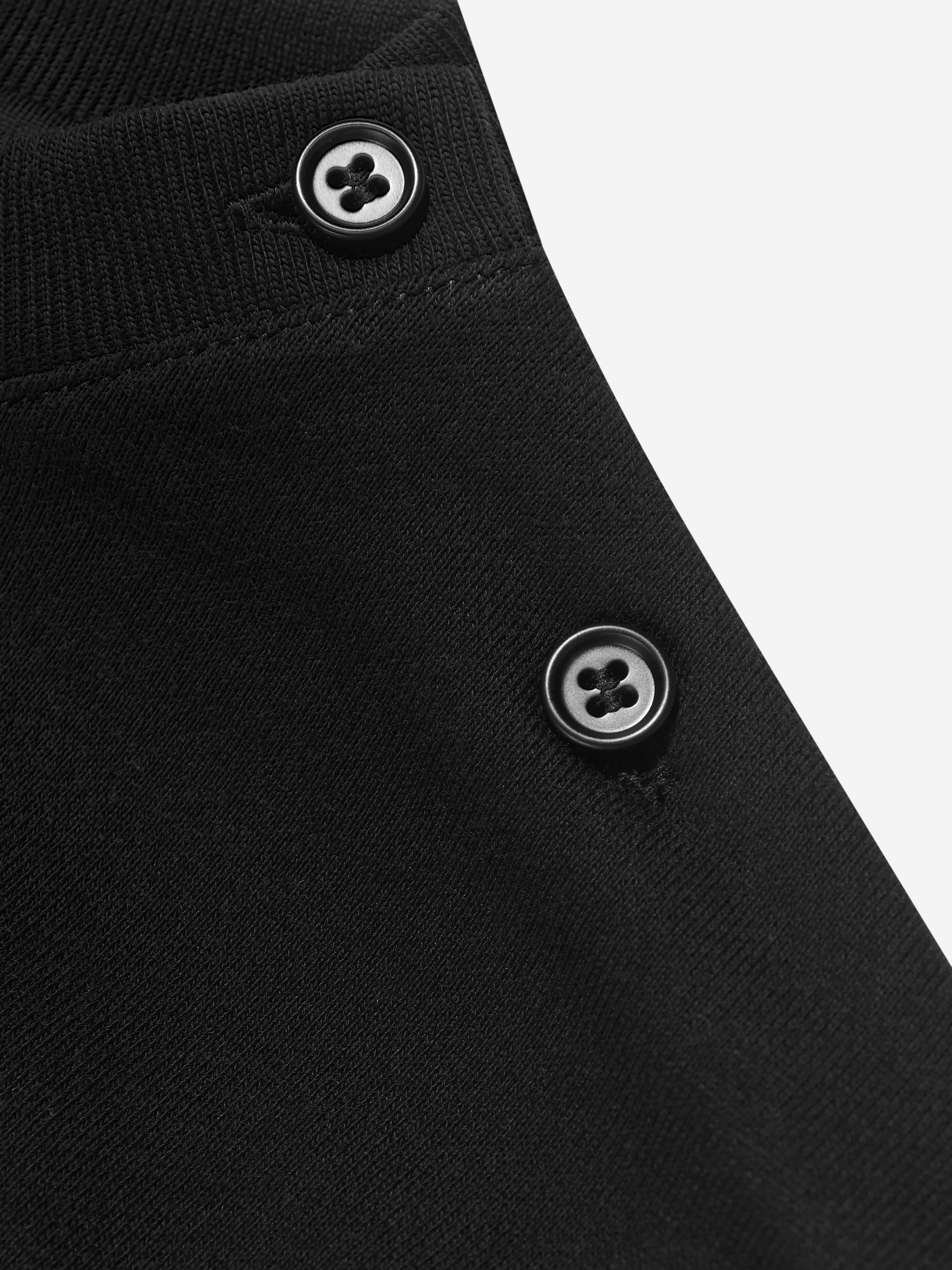 Baby Girls Long Sleeve Mini Talbot Dress In Black