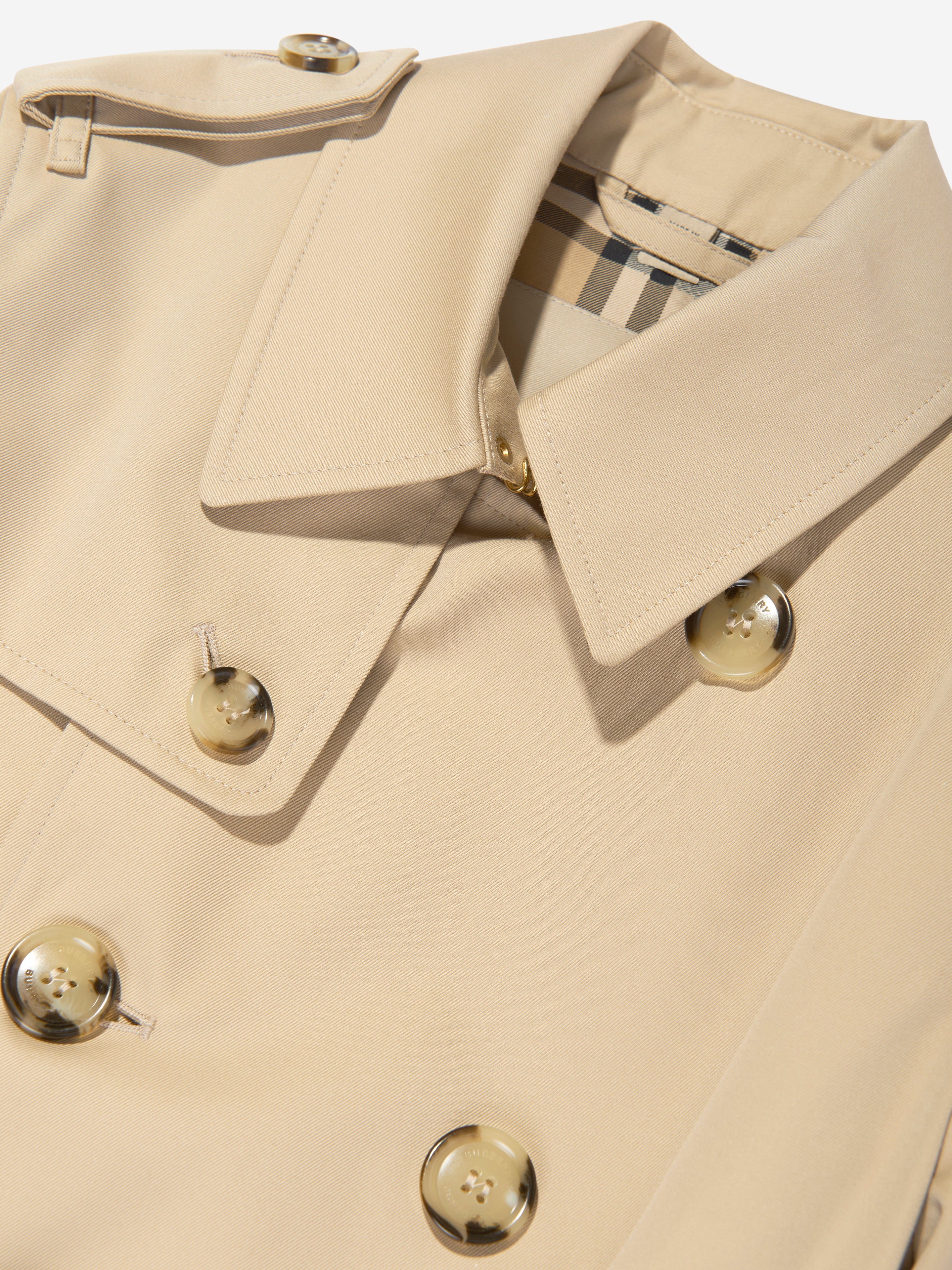 Kids Mayfair Trench Coat in Beige