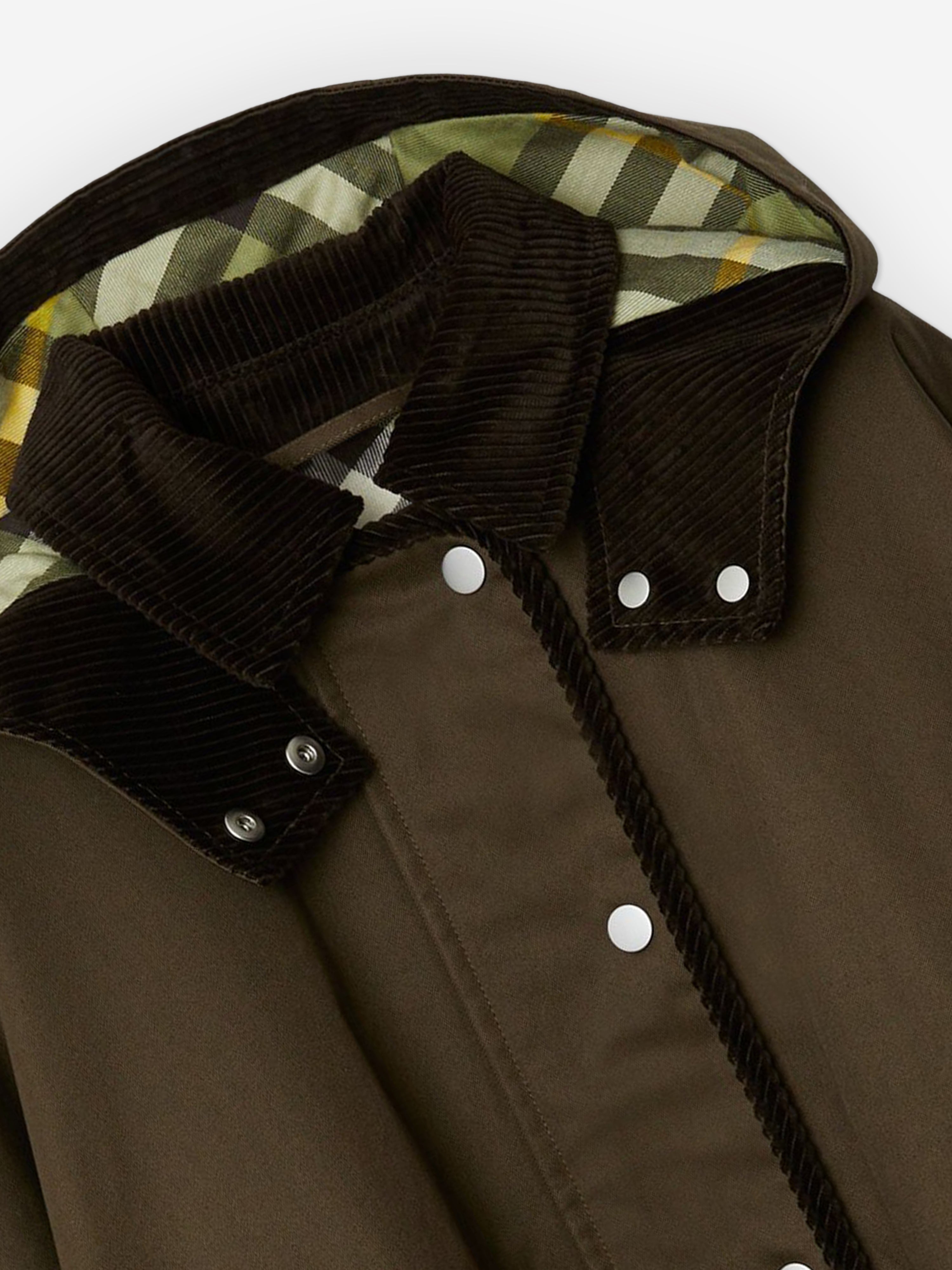 Girls Kristy Cape Jacket in Green