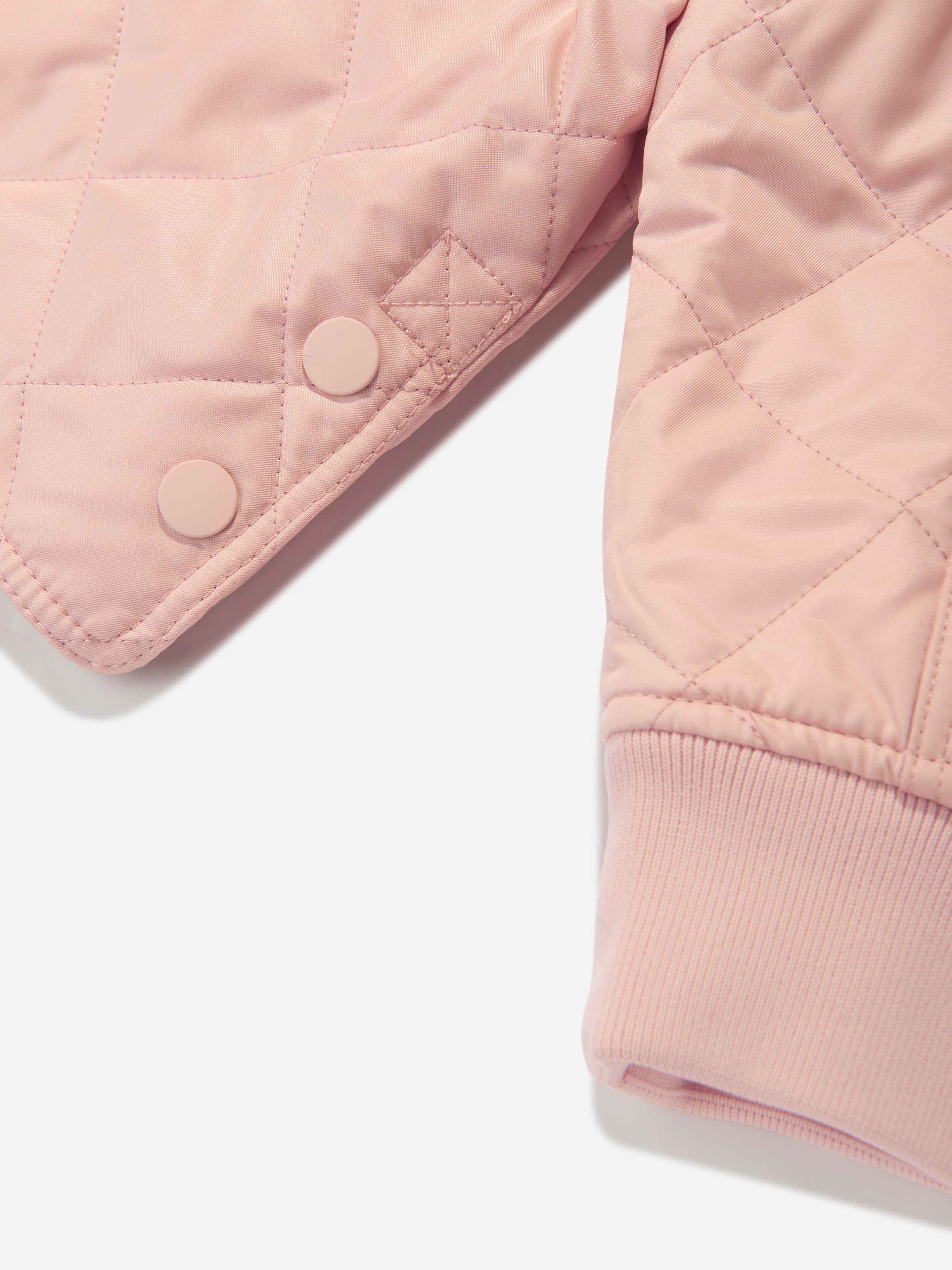 Girls Quilted Otis Jacket in Pink
