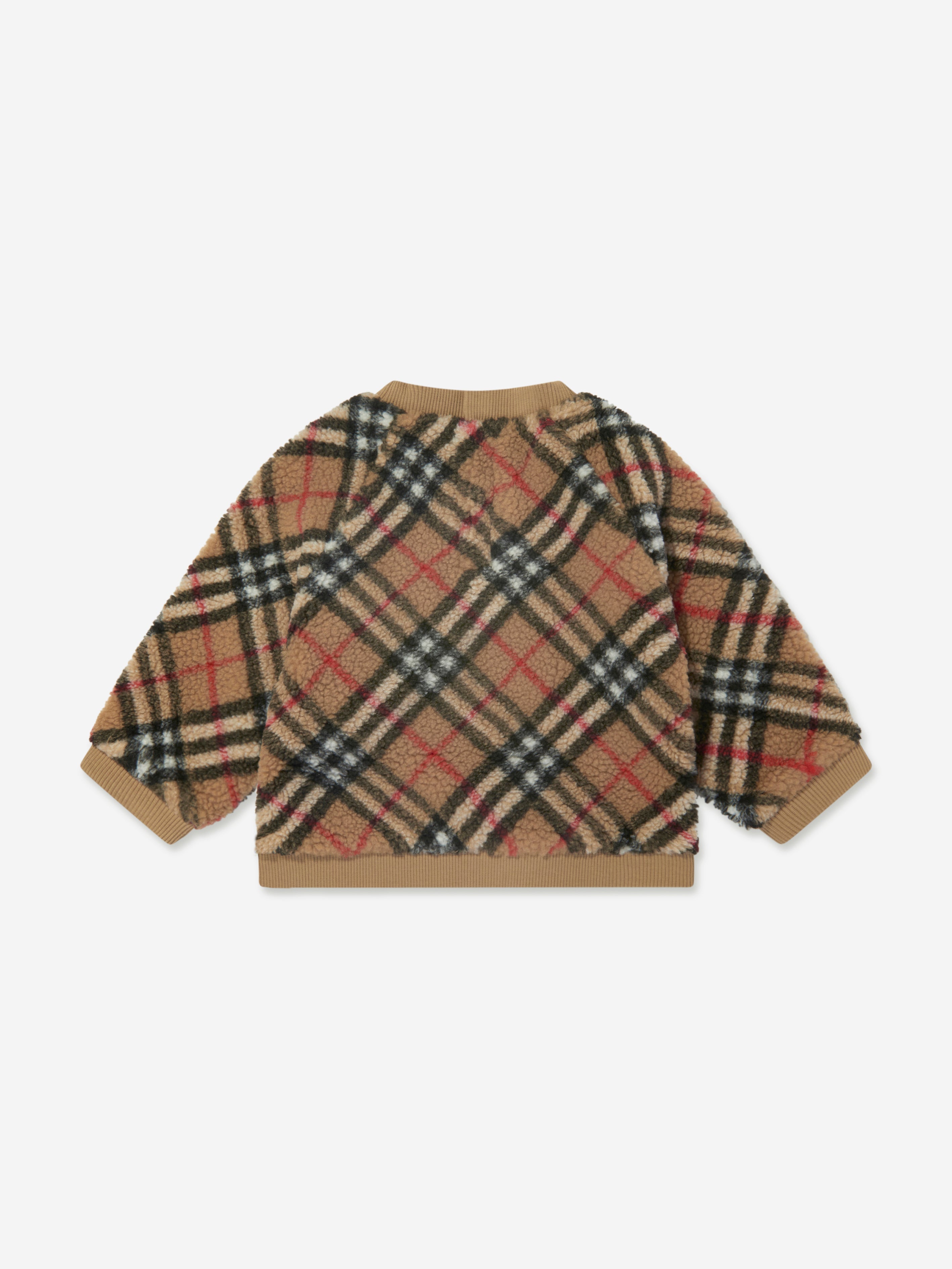 Baby Check Mini Lora Sweatshirt in Beige