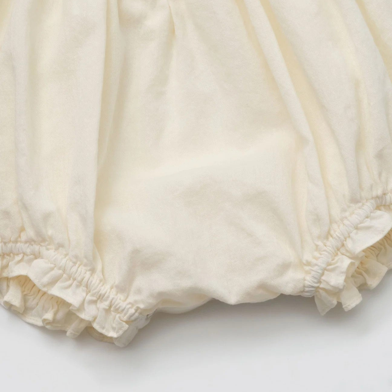 Baby Girls Cream Cotton Bodysuit Set