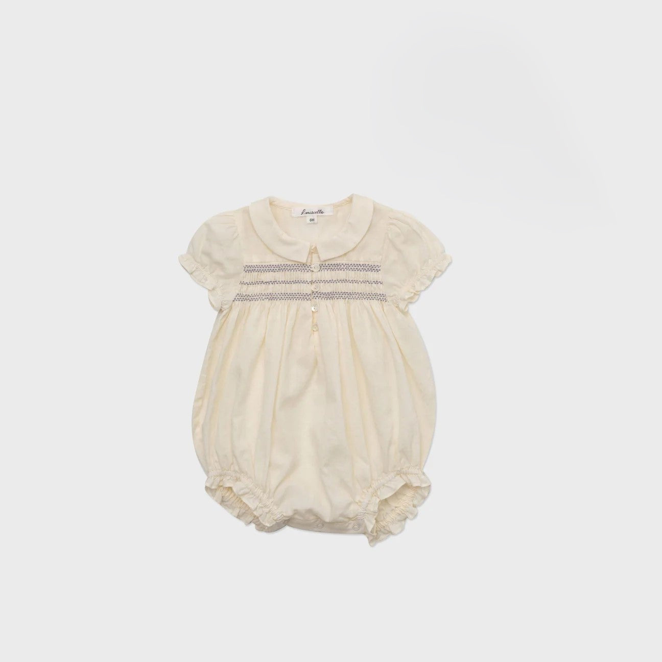 Baby Girls Cream Cotton Bodysuit Set