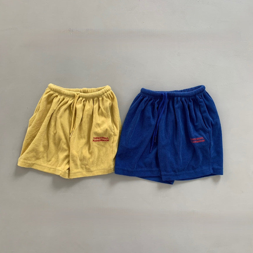 Boys & Girls Blue Cotton Shorts