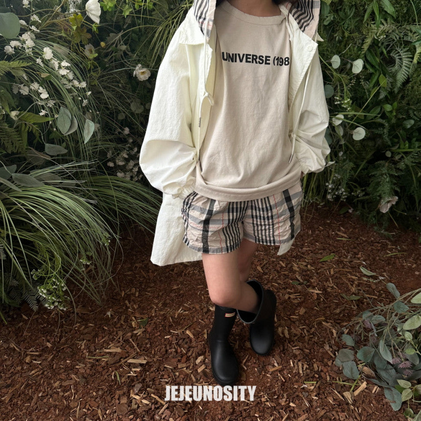 Girls White Hooded Coat