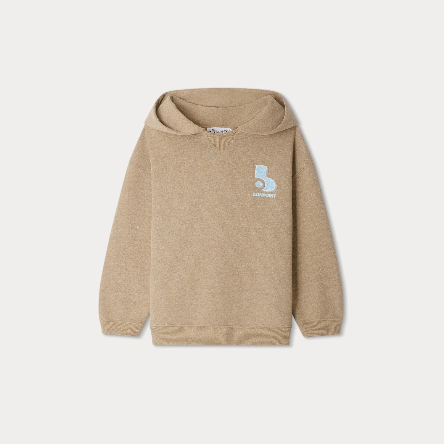 Boys Camel Hooded Sweatshirt