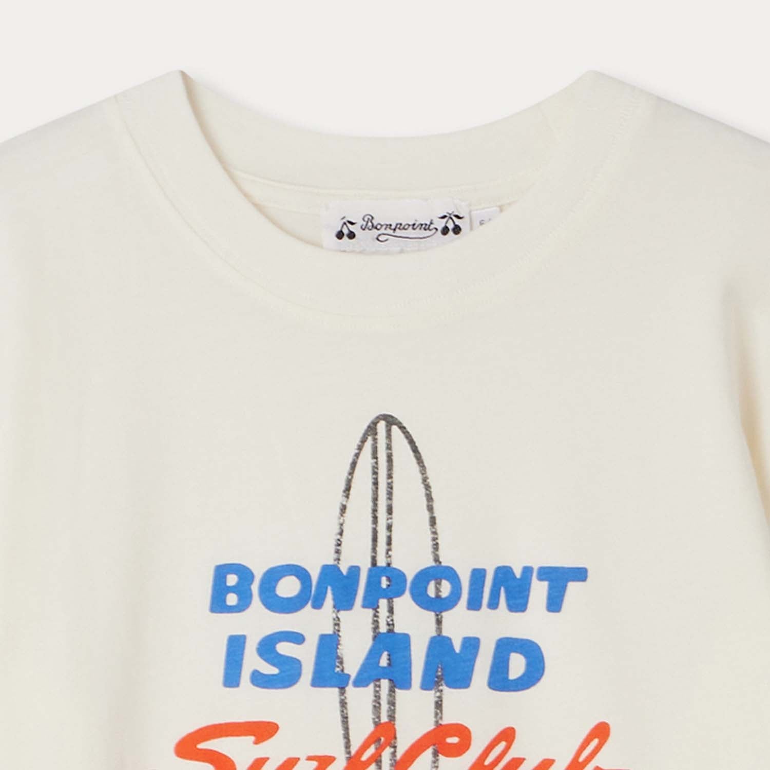 Boys & Girls White Logo Cotton T-Shirt