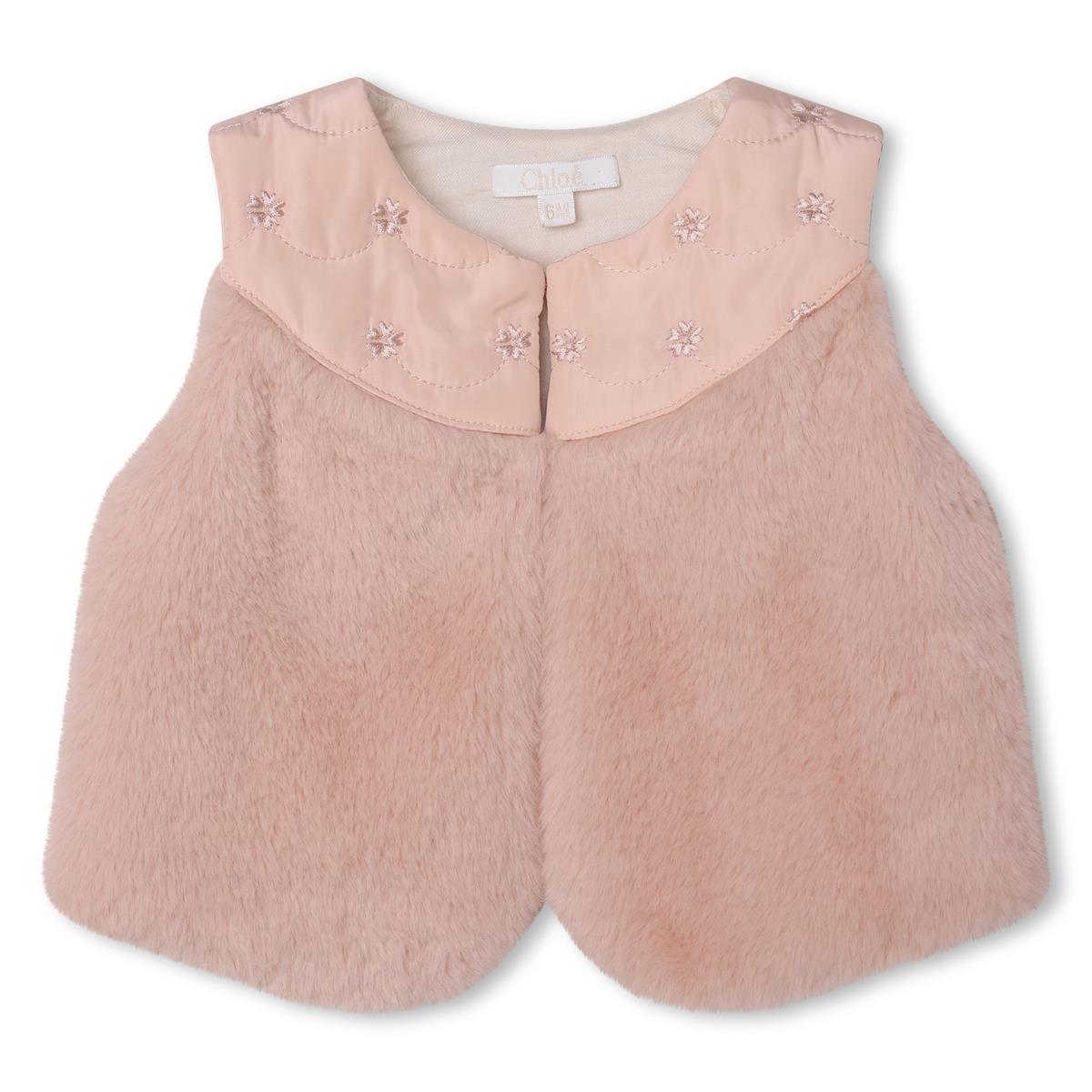 Baby Girls Pink Gilet