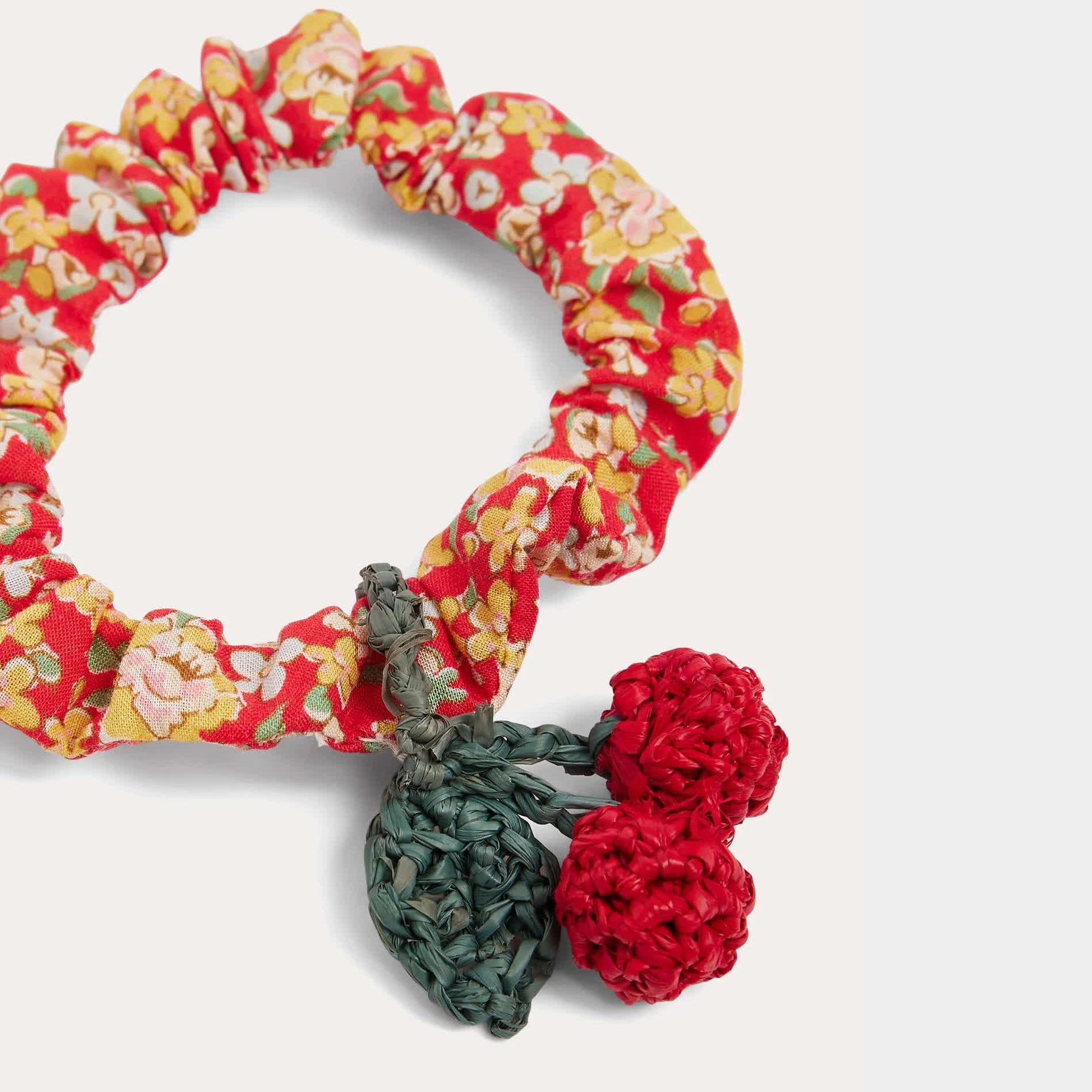 Girls Poppy Floral Hair Ring