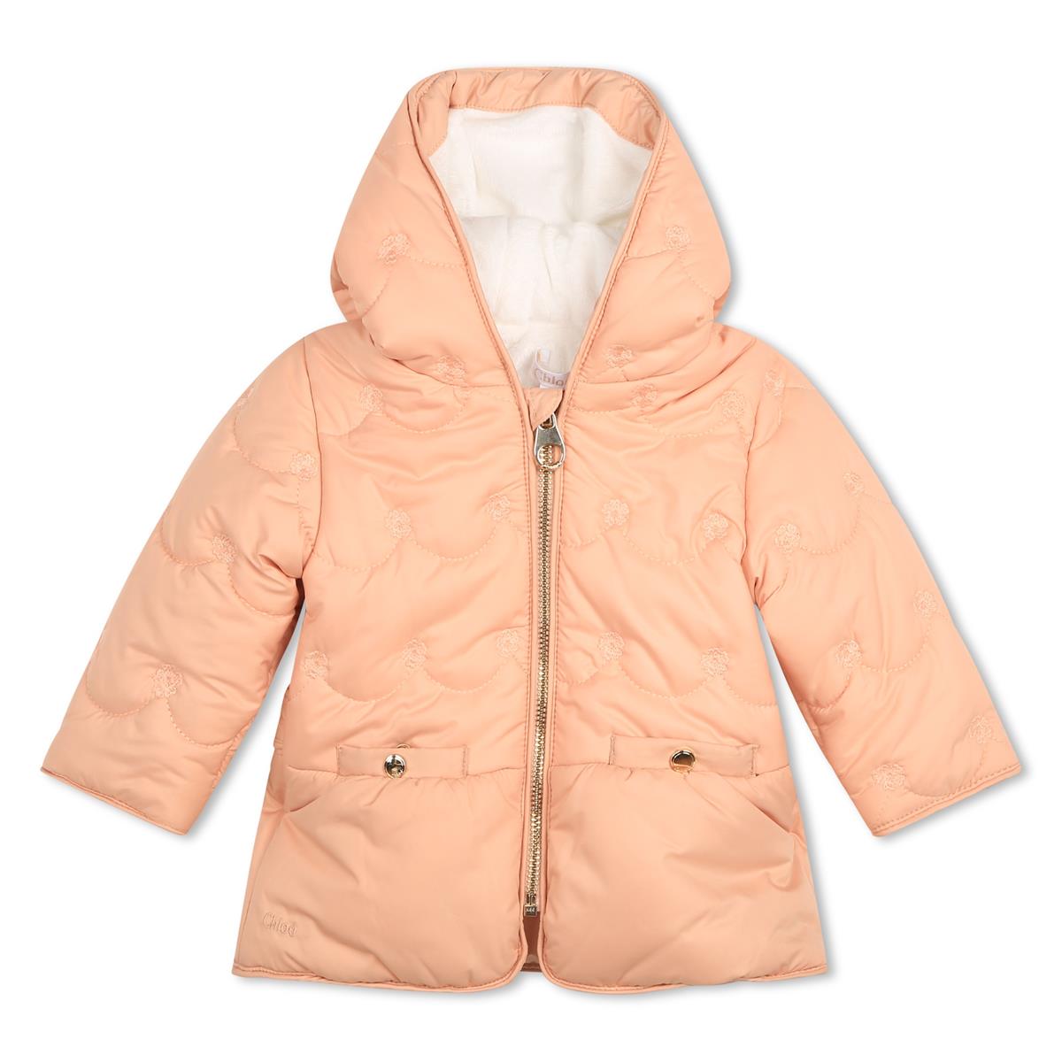 Baby Girls Pink Padded Jacket