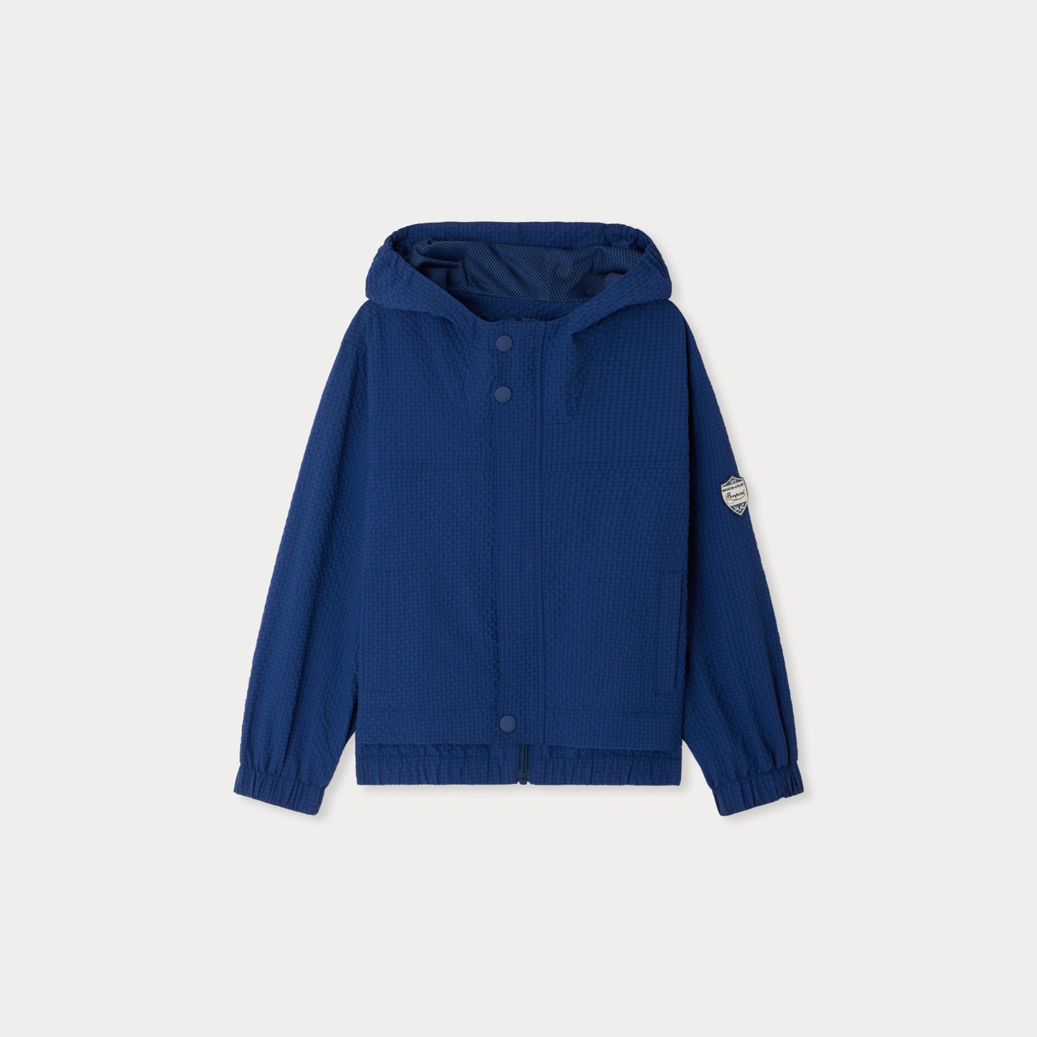 Boys Blue Hooded Jacket