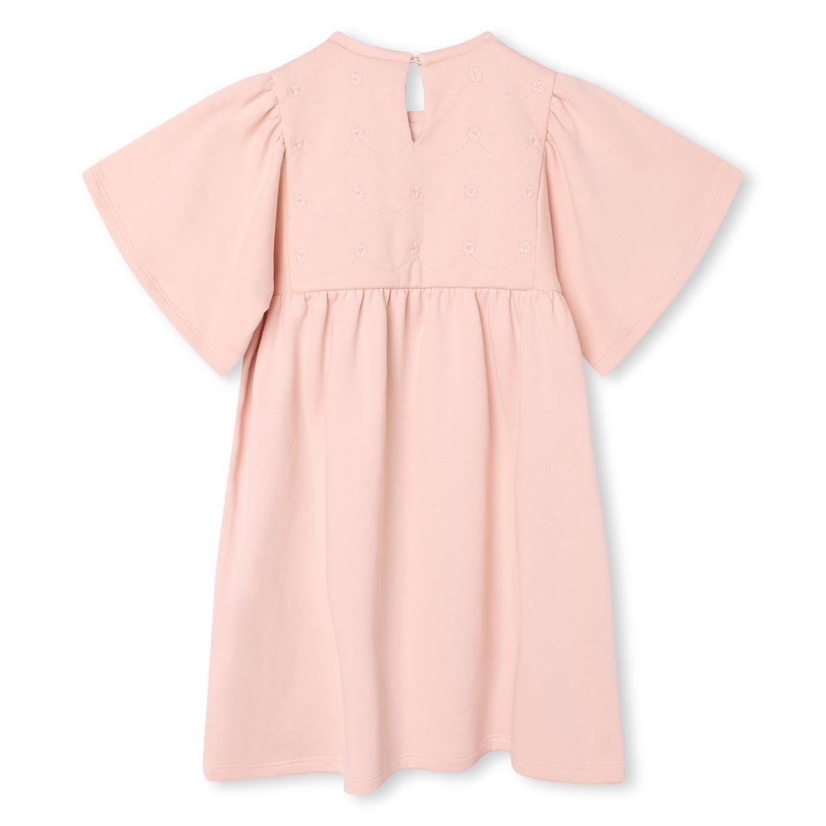 Girls Pink Cotton Dress