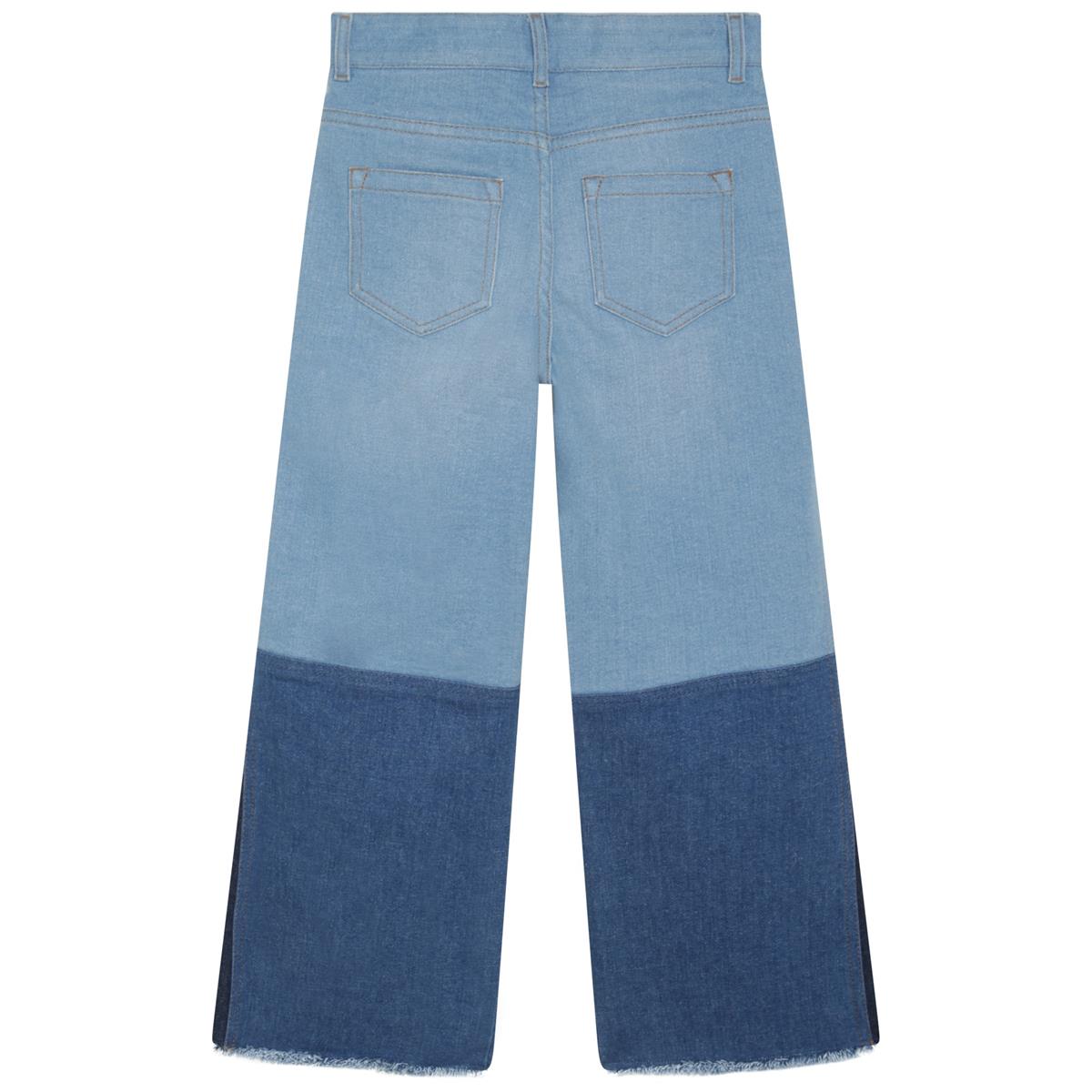 Girls Blue Denim Trousers