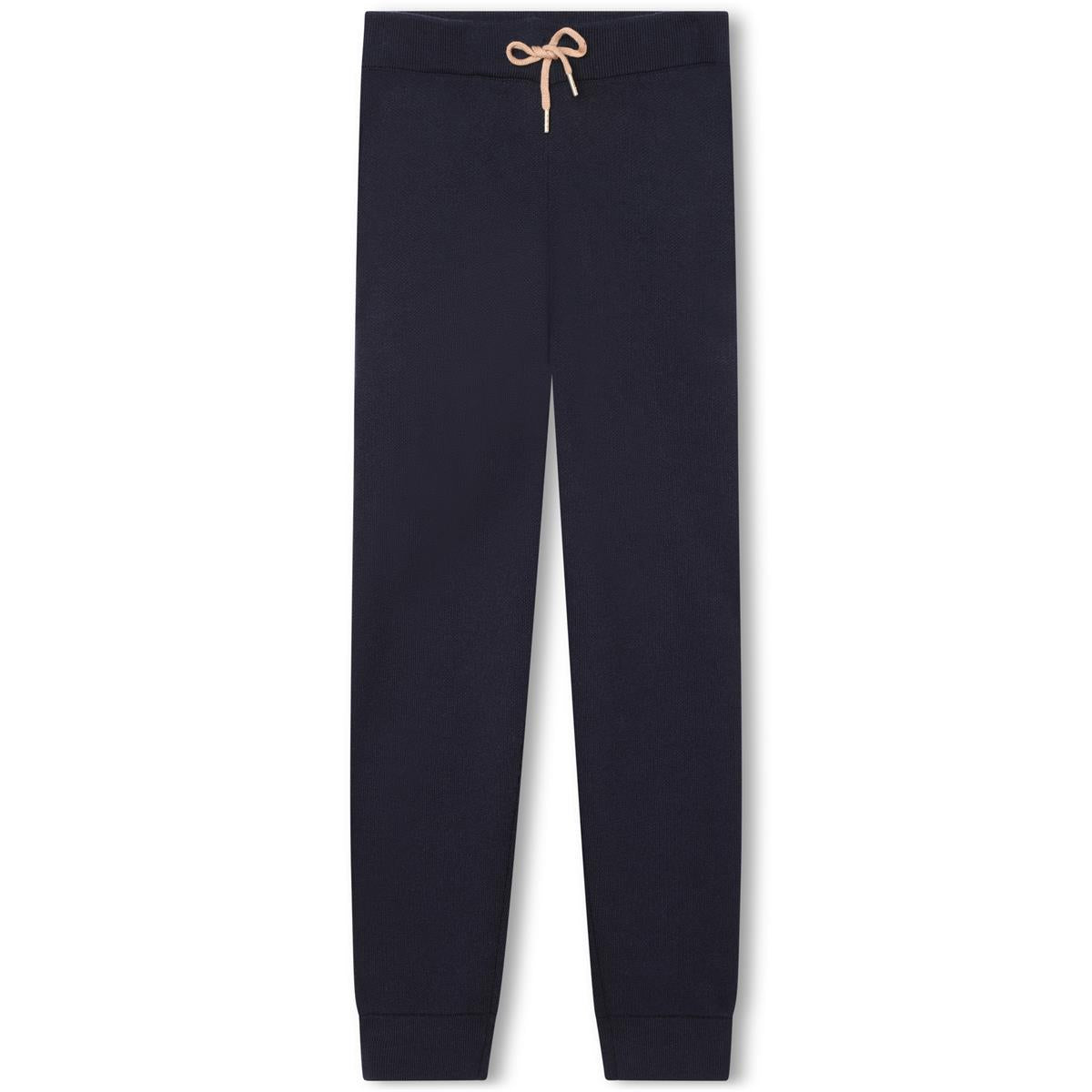 Girls Blue Cotton Trousers