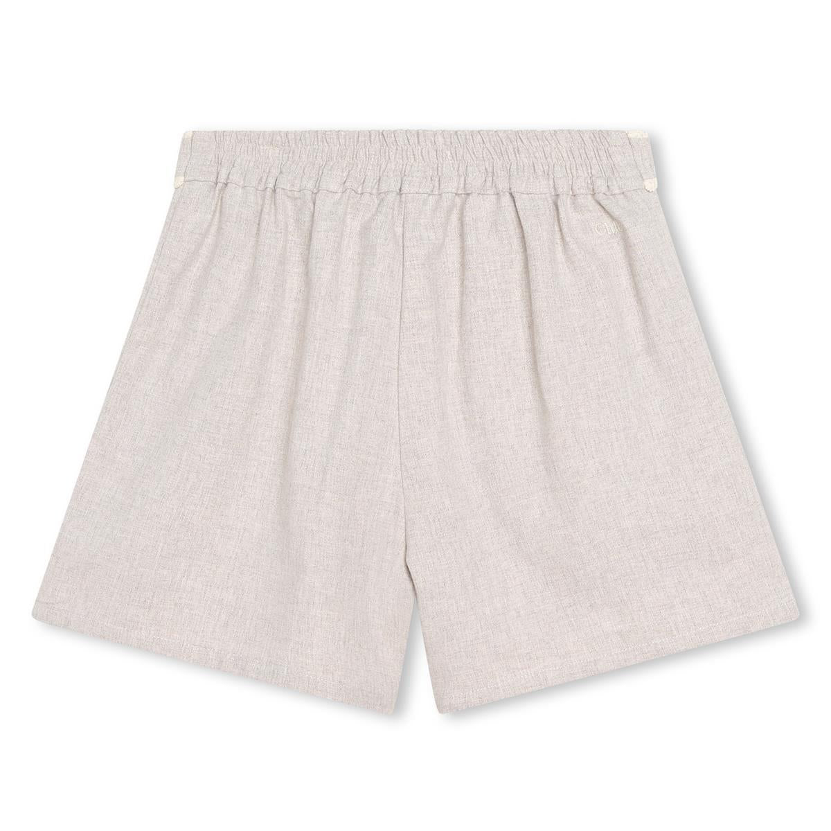 Girls Beige Shorts