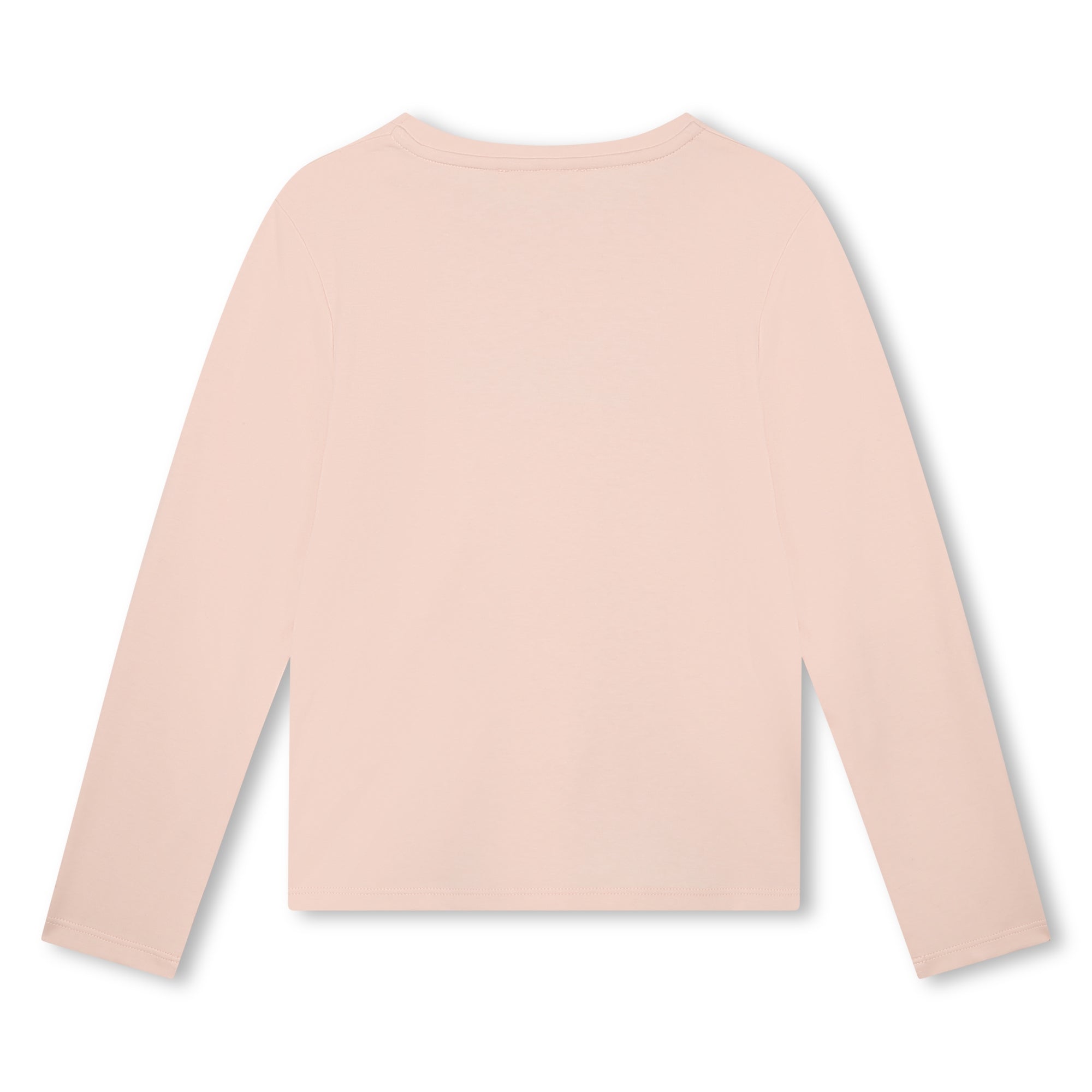 Girls Pink Logo Cotton T-Shirt
