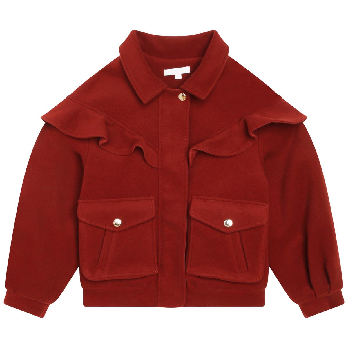 Girls Dark Red Jacket