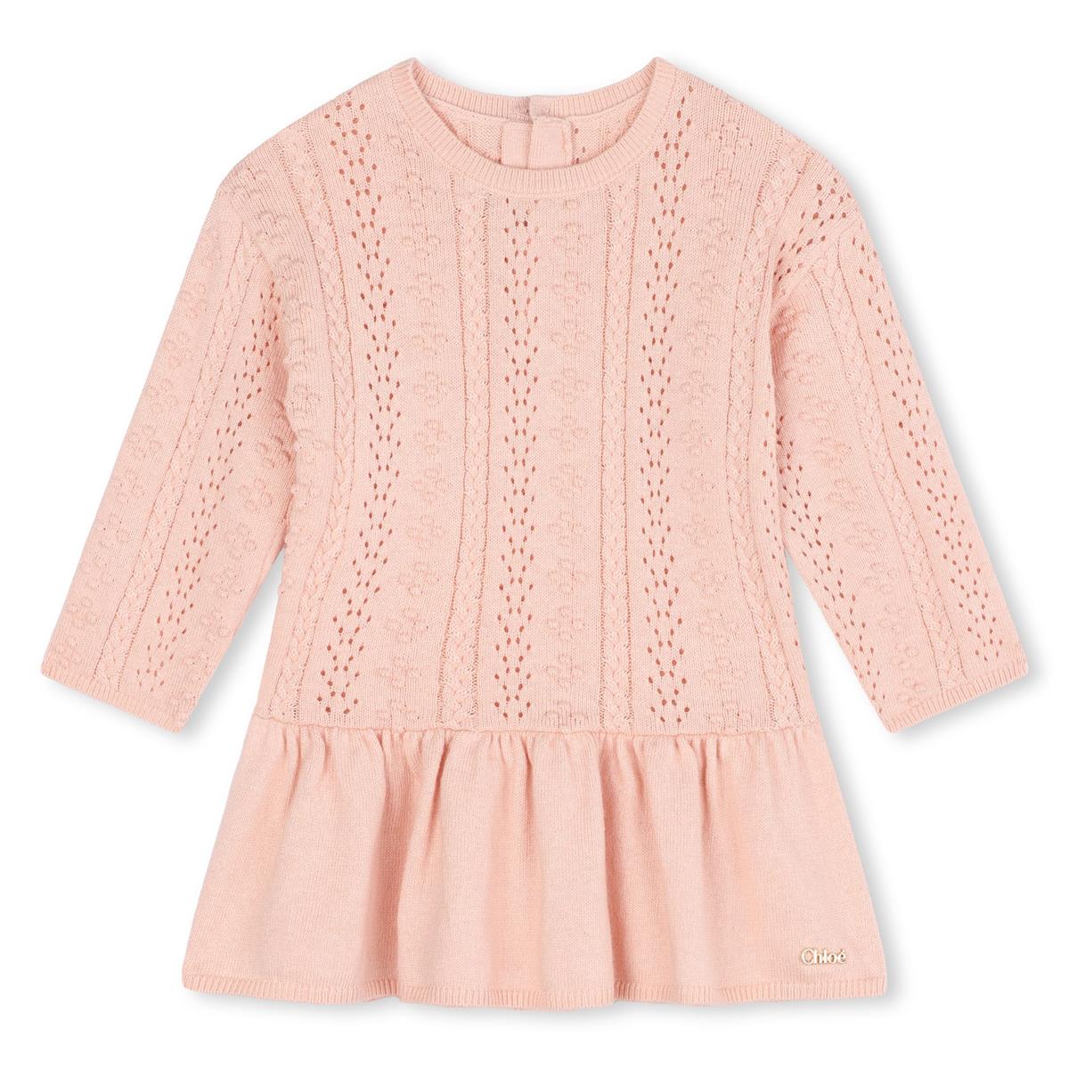 Baby Girls Pink Cotton Dress
