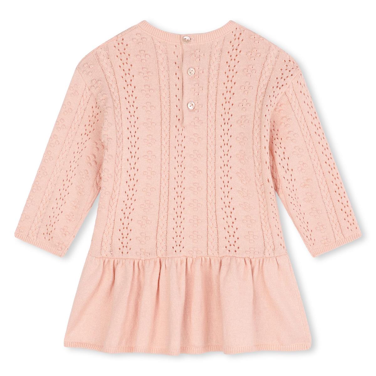 Baby Girls Pink Cotton Dress