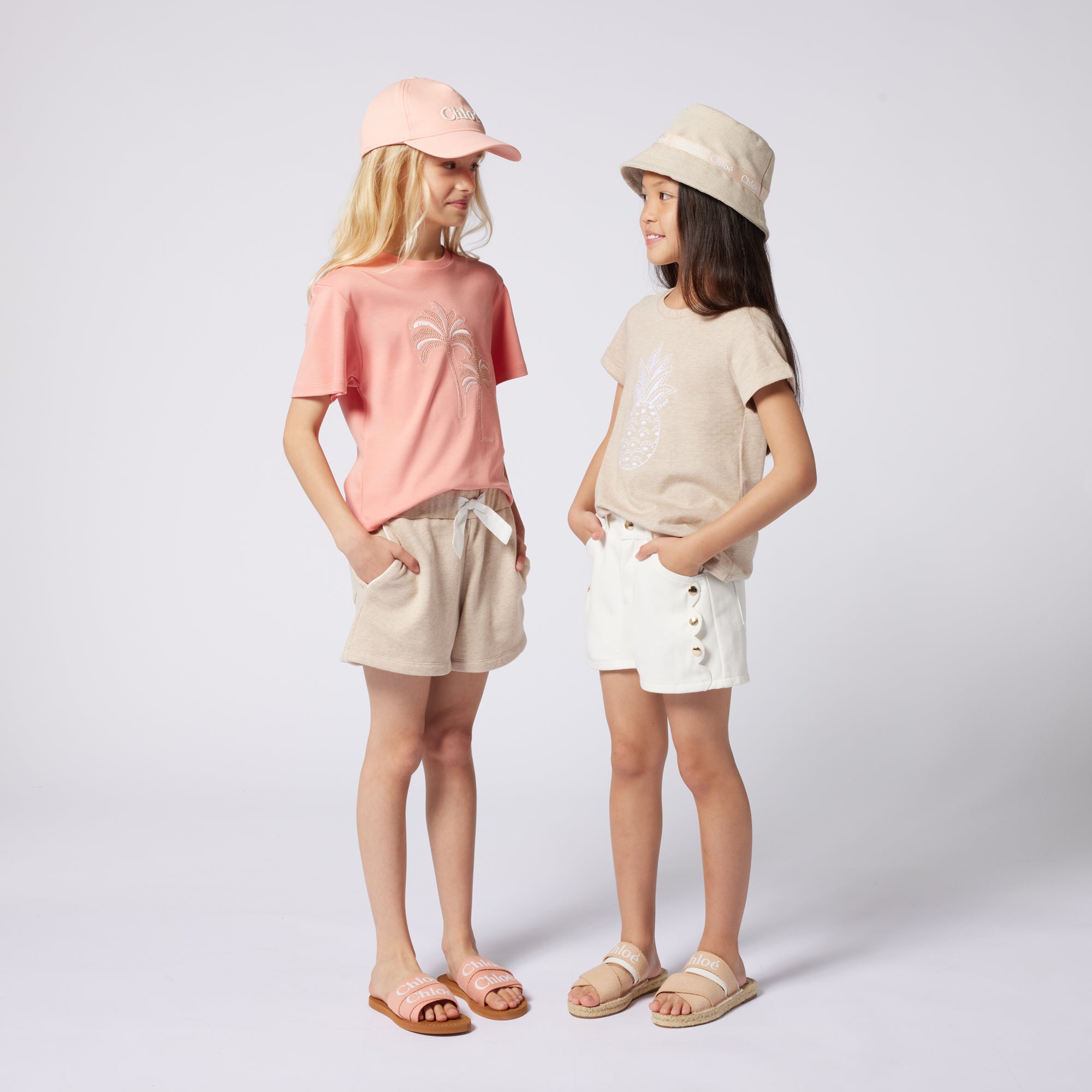 Girls Pink Logo Cap