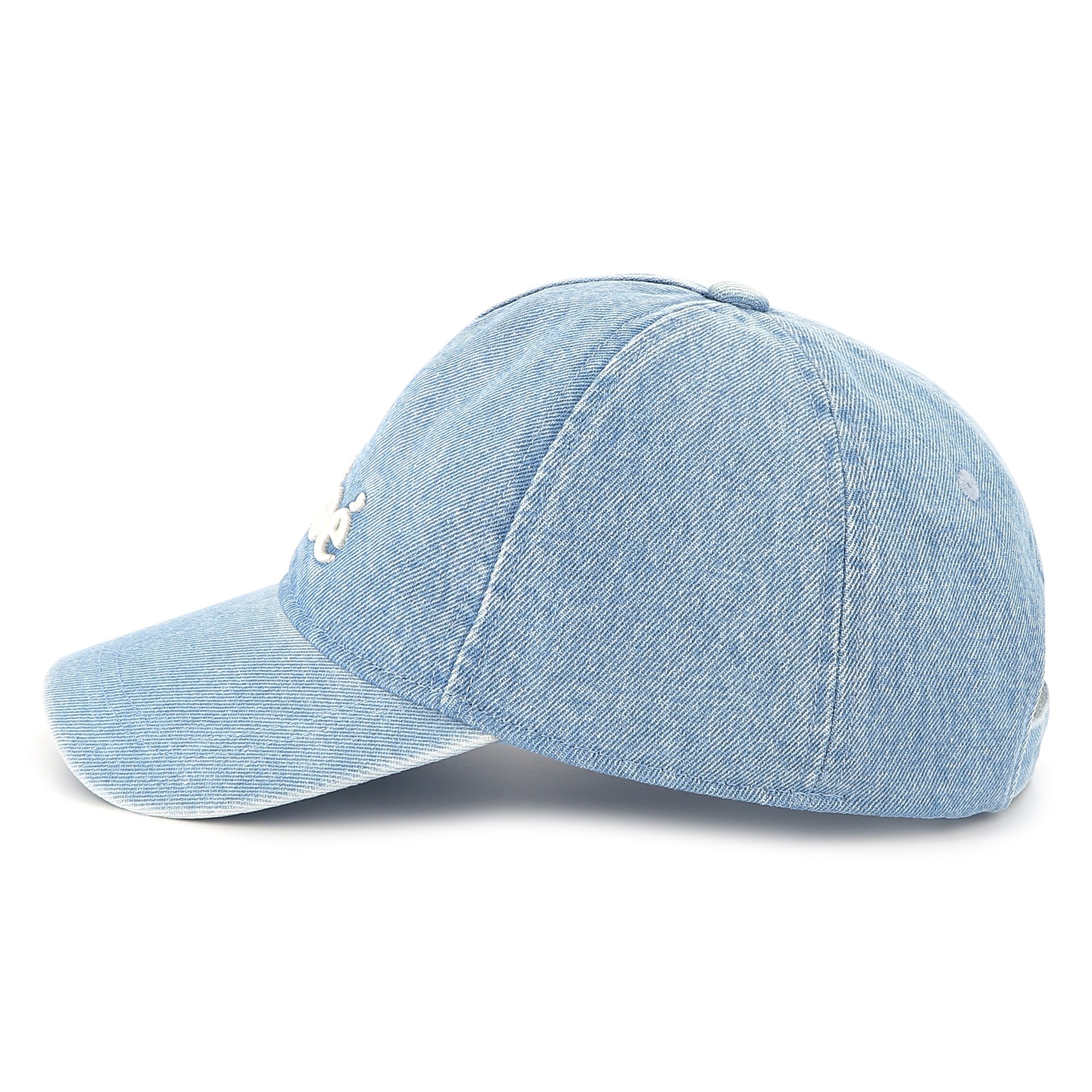 Girls Blue Logo Denim Cap