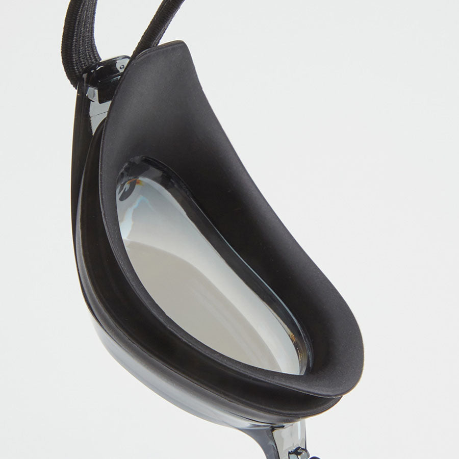 Adult Black Rubber Ring Racing Goggles(CAIN_BKSL)