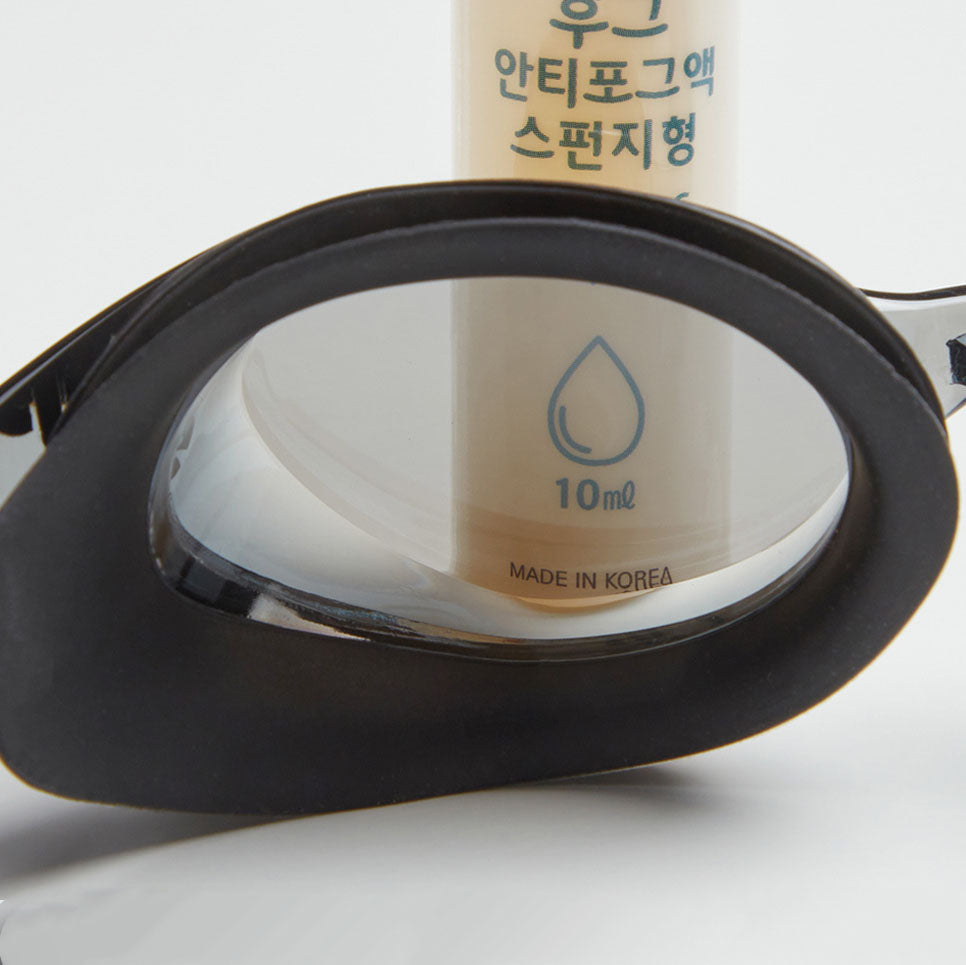 Adult Black Rubber Ring Racing Goggles(CAIN_BKSL)