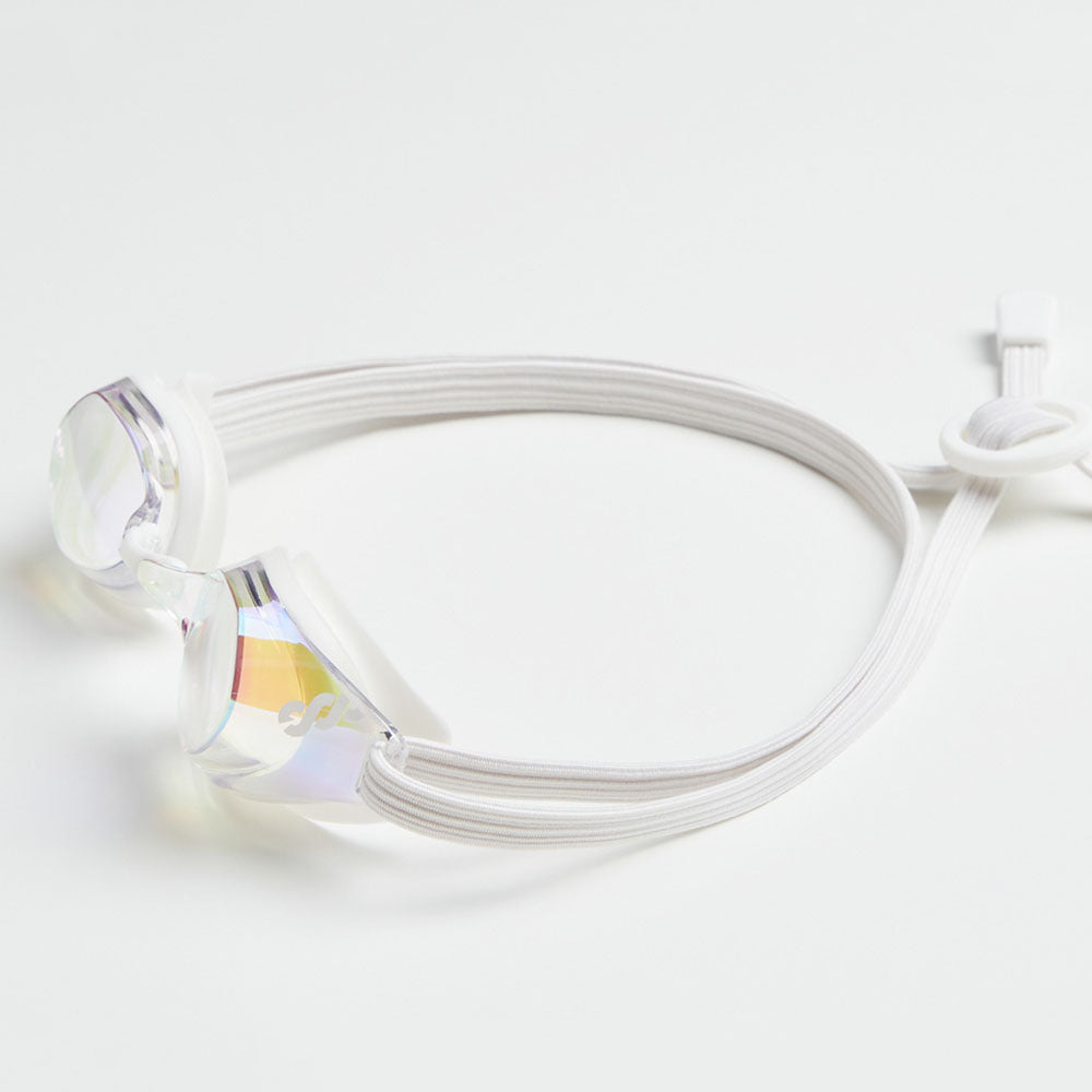 Adult White Rubber Ring Racing Goggles(CAIN_CLRD)