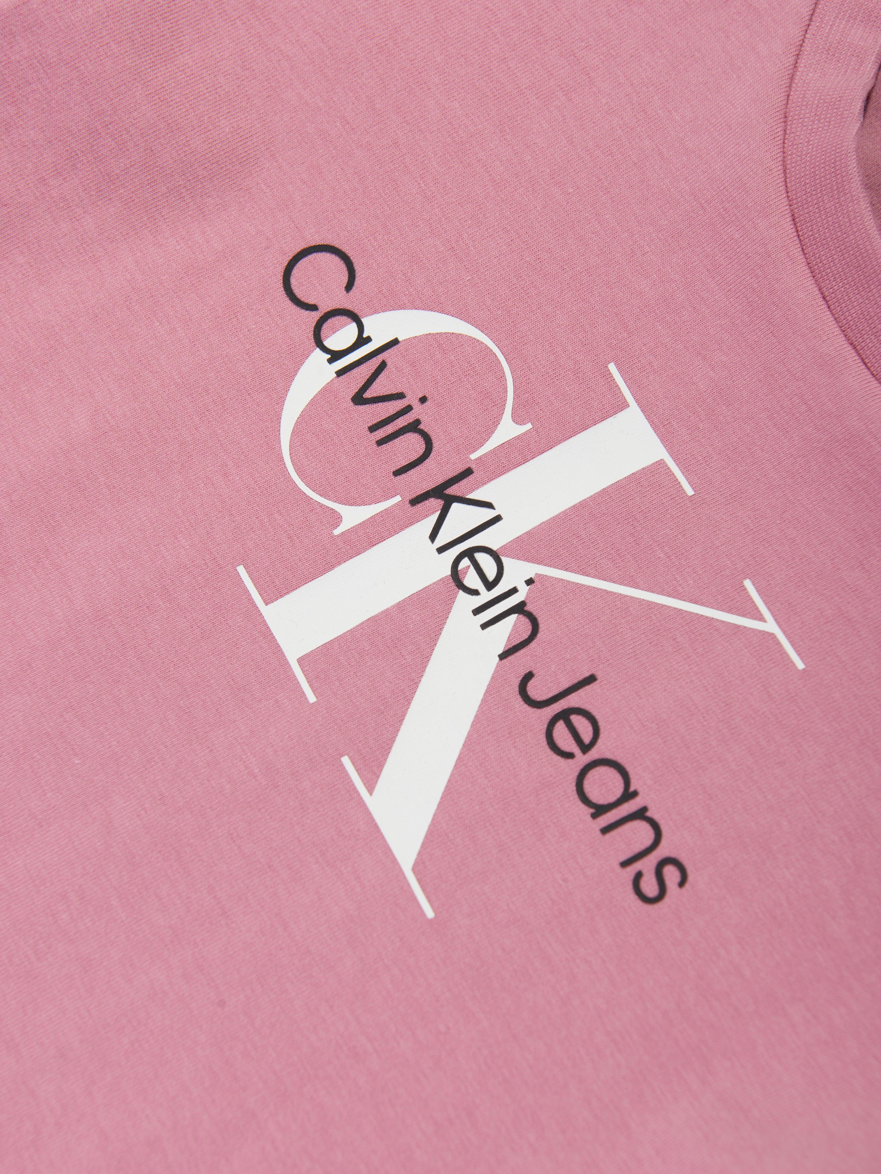 Calvin Klein Baby Girls Monogram T-Shirt in Purple