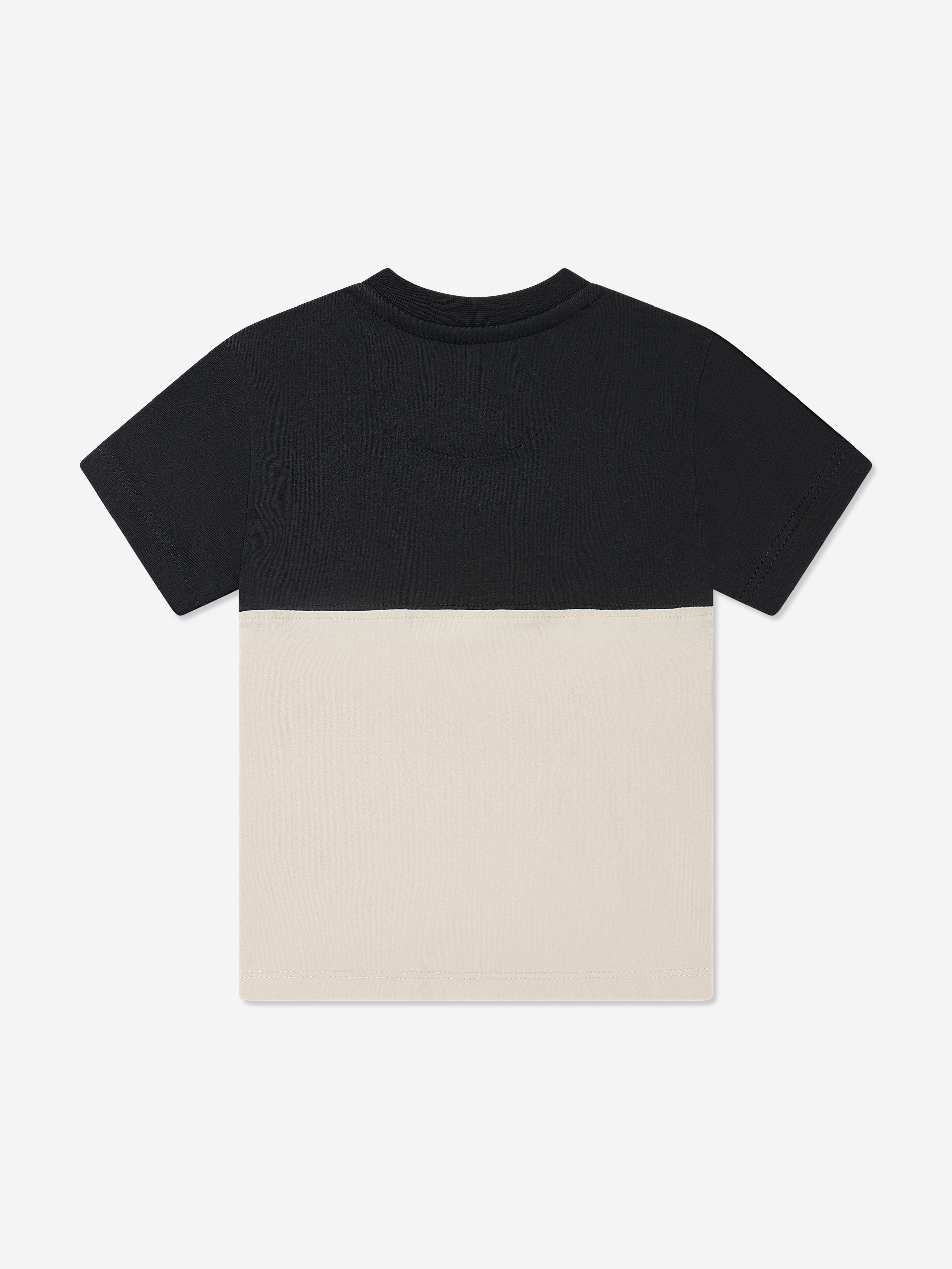 Calvin Klein Baby Hero Logo Colourblock T-Shirt in Black