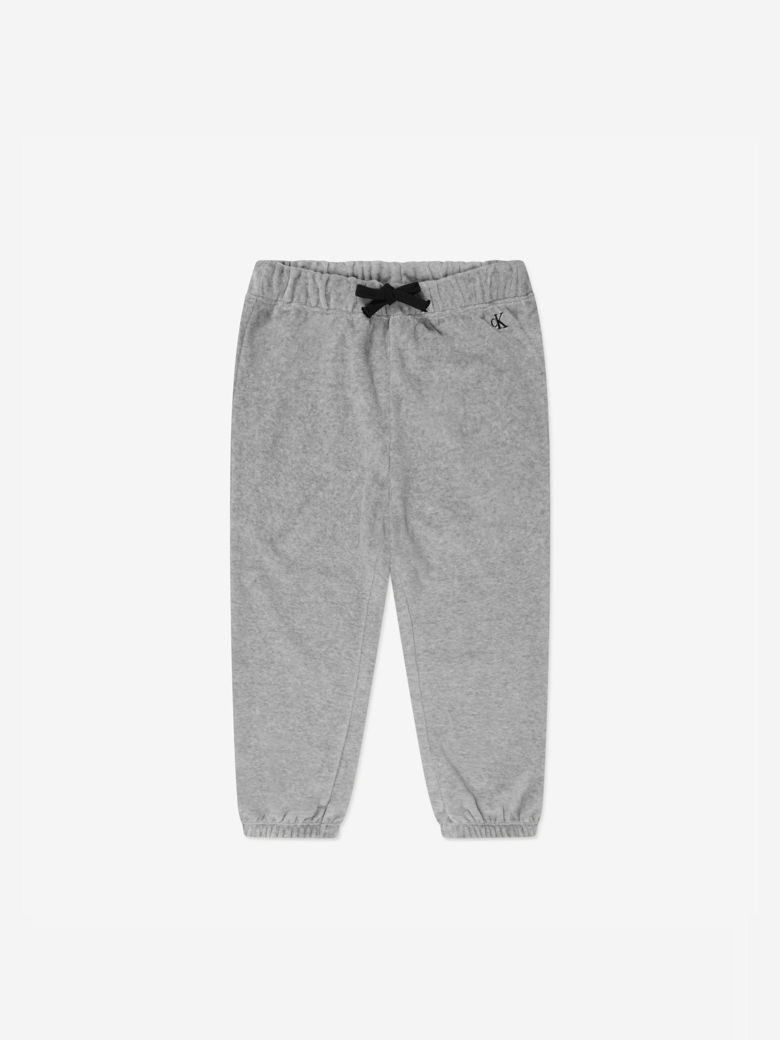 Calvin Klein Baby Velvet 3 Piece Gift Set in Grey