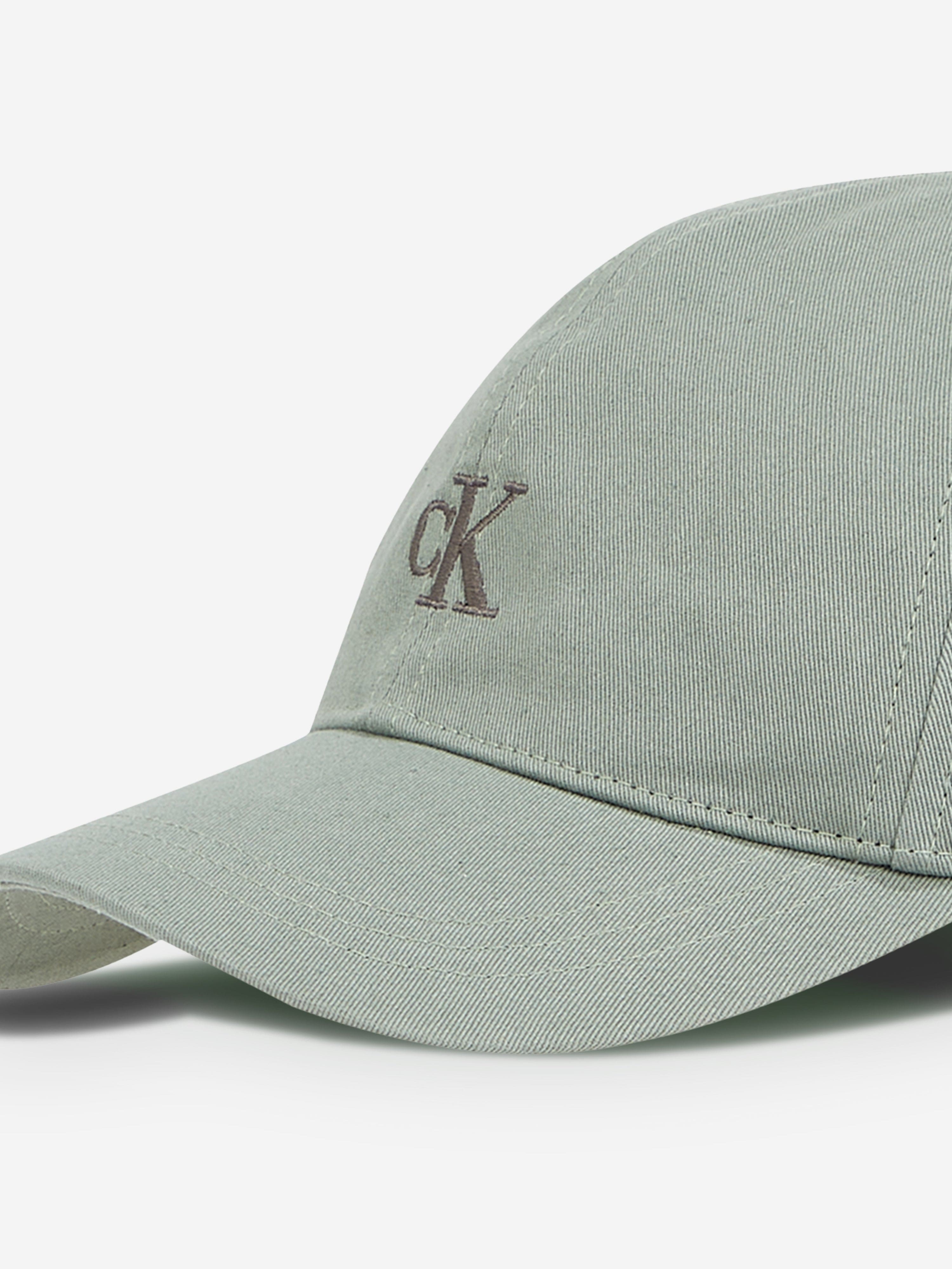Calvin Klein Kids Monogram Baseball Cap in Green