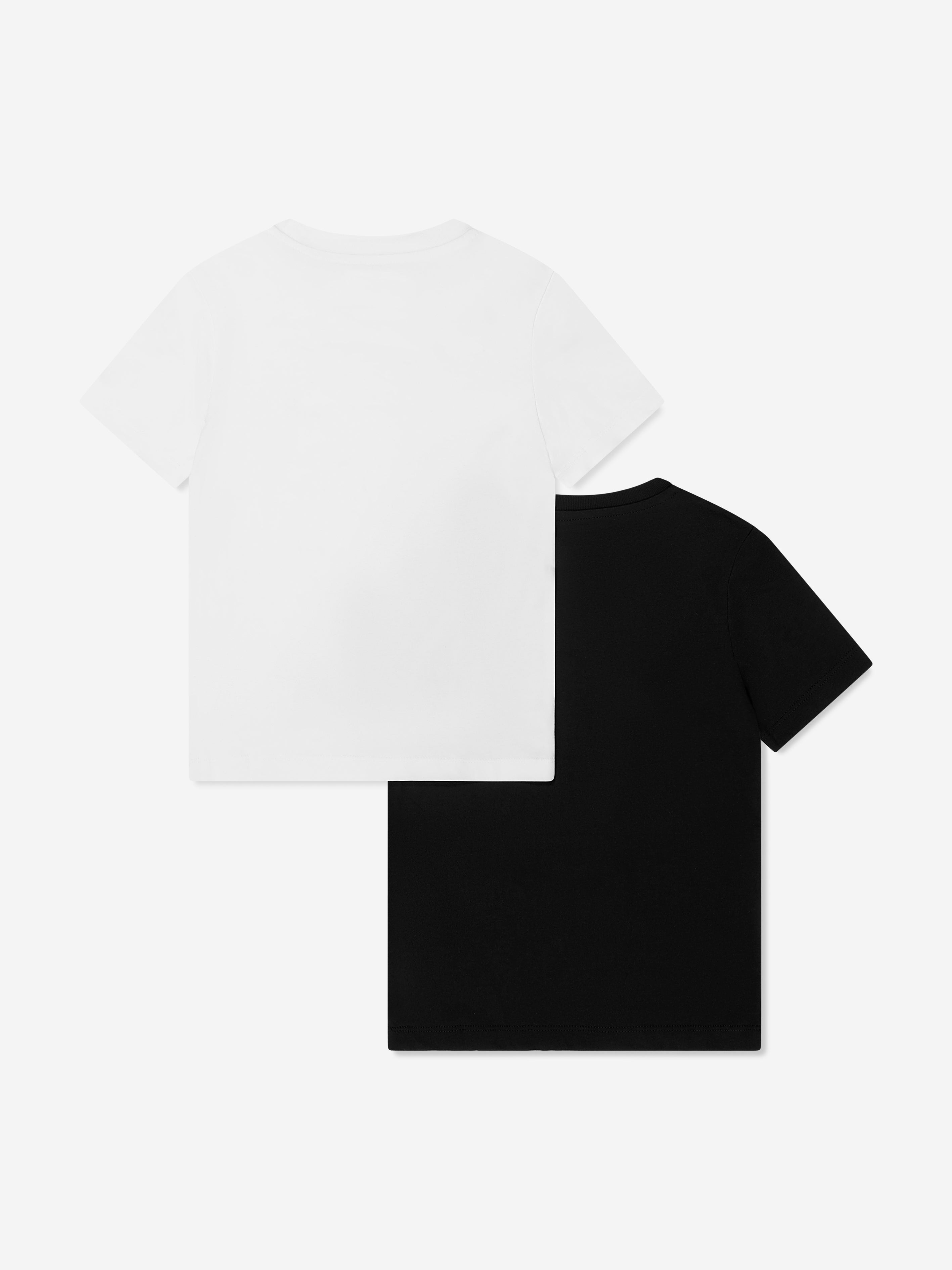 Boys 2 Pack Monogram T-Shirt Set in Multicolour