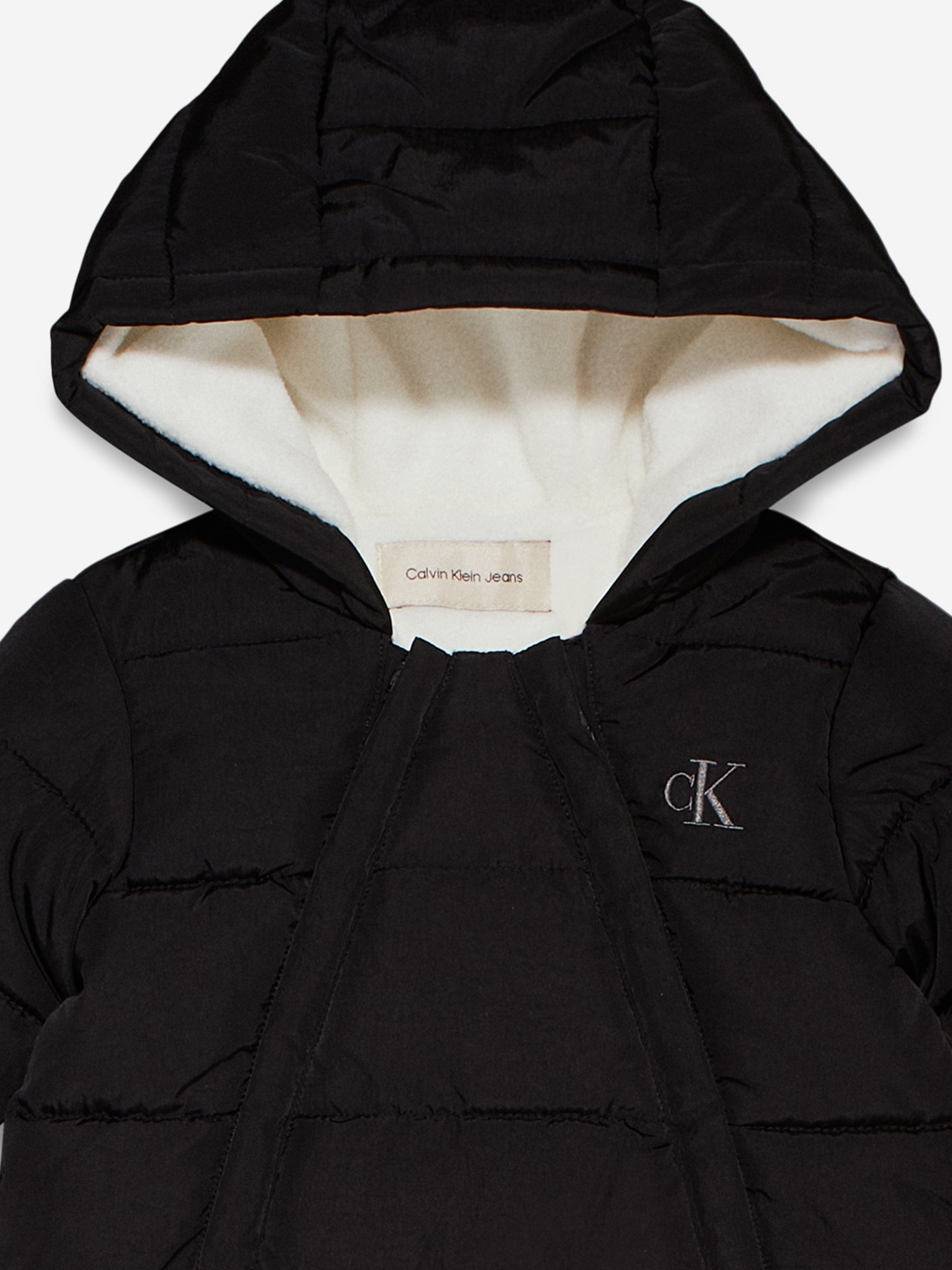 Baby Padded Snowsuit in Black