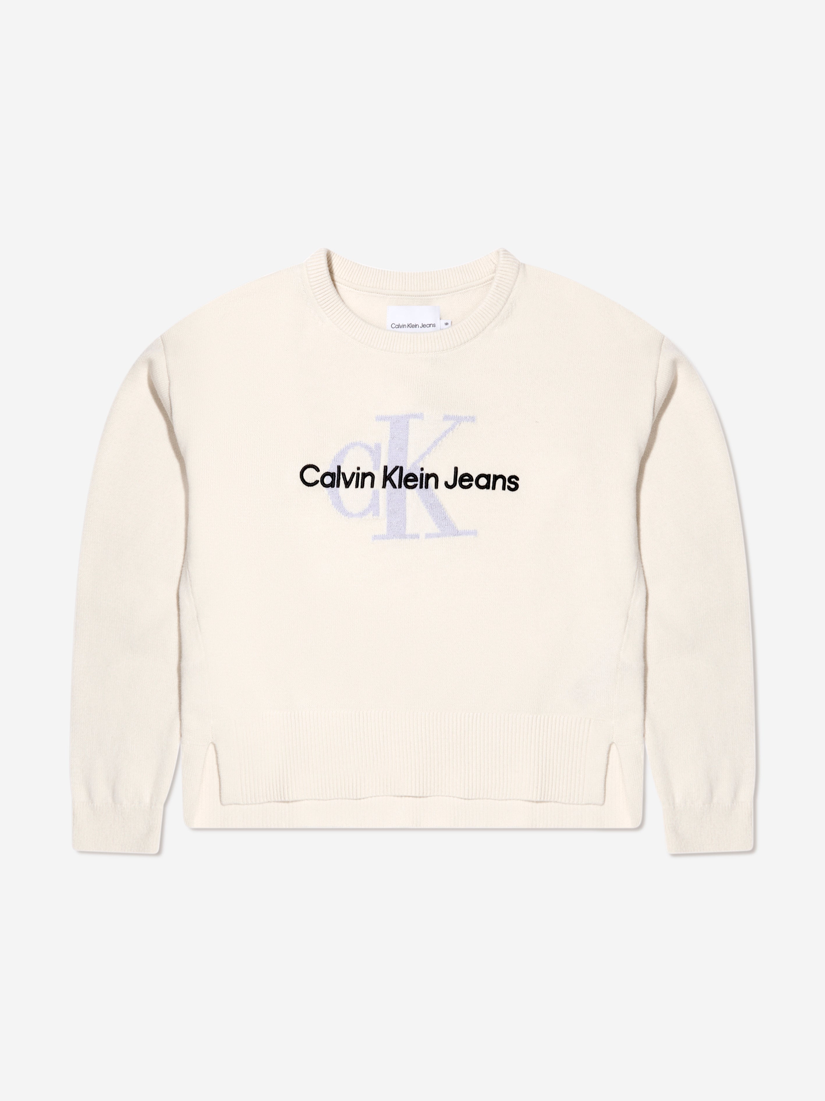 Calvin Klein Girls Lurex Monogram Sweatshirt
