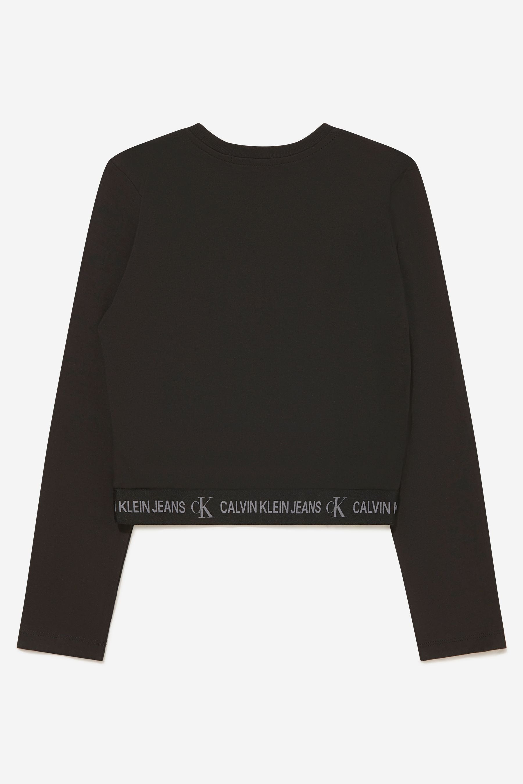 Calvin Klein Girls Logo Tape Top