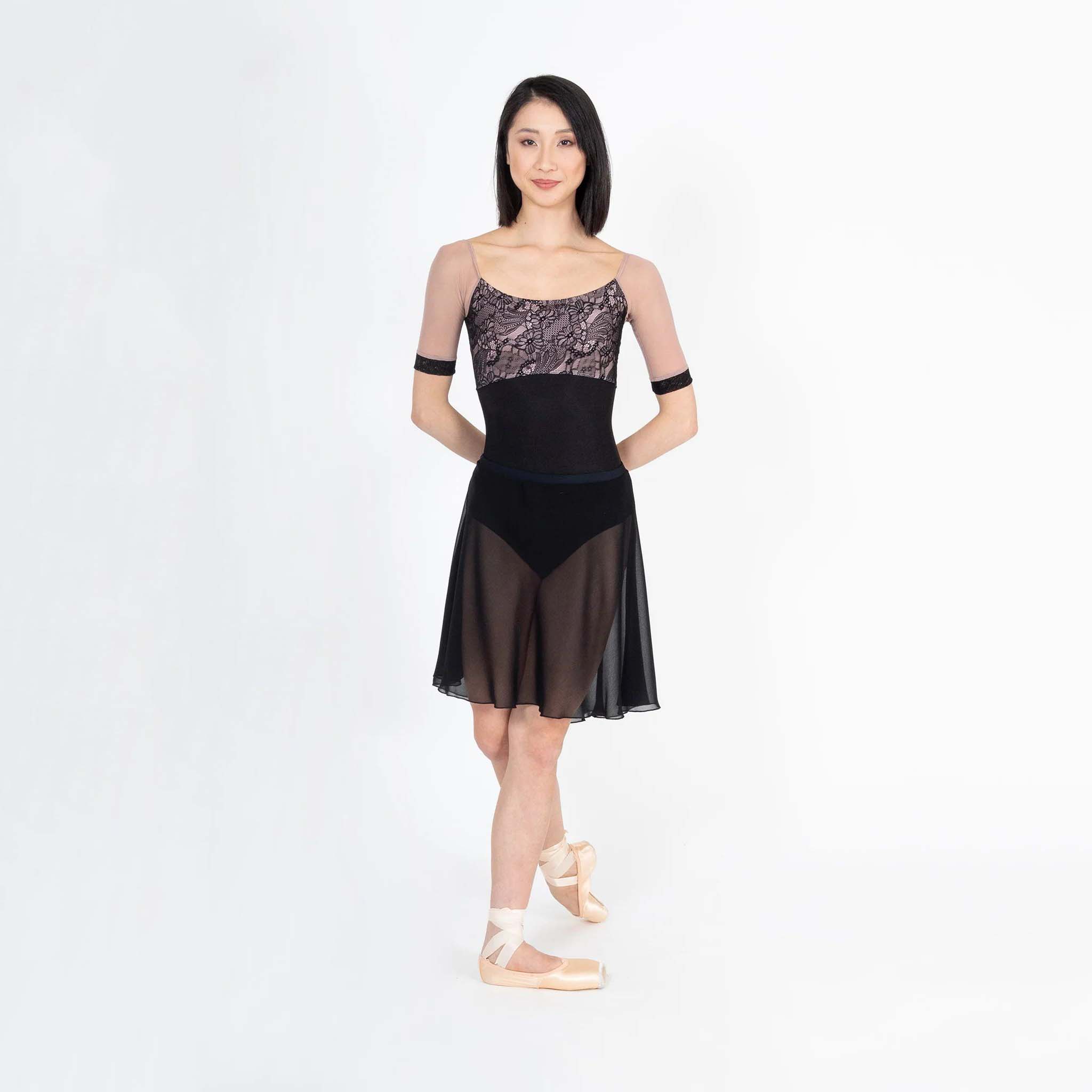 Women Black "Afrodite" Ballet Onesies(CD25061-2/L13S+L09+TP14+P10)