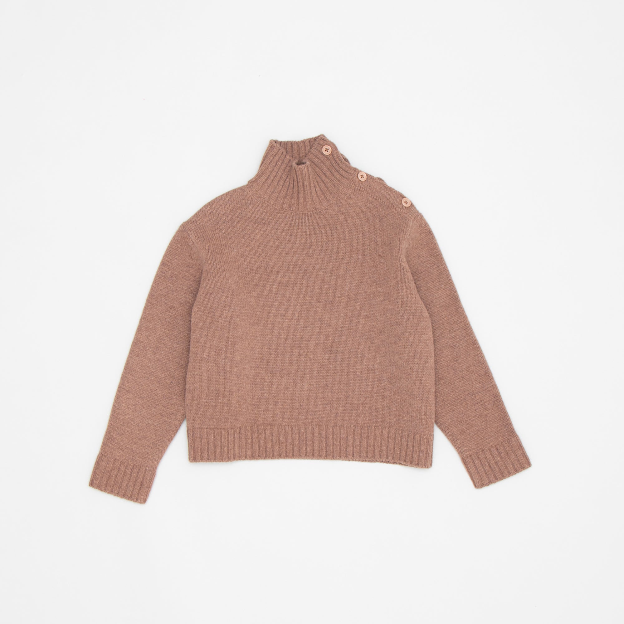 Boys & Girls Camel Wool Sweater