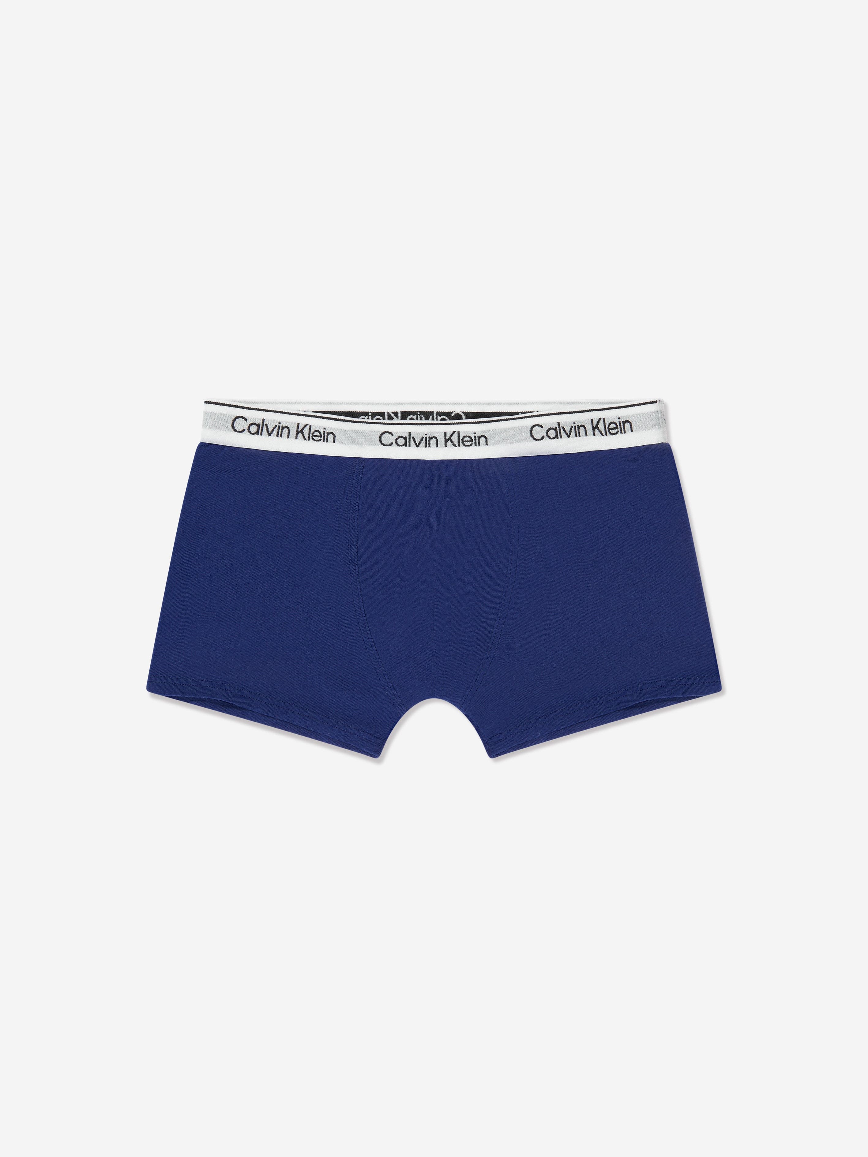 Calvin Klein Boys Boxer Shorts Set (5 Pack) in Blue