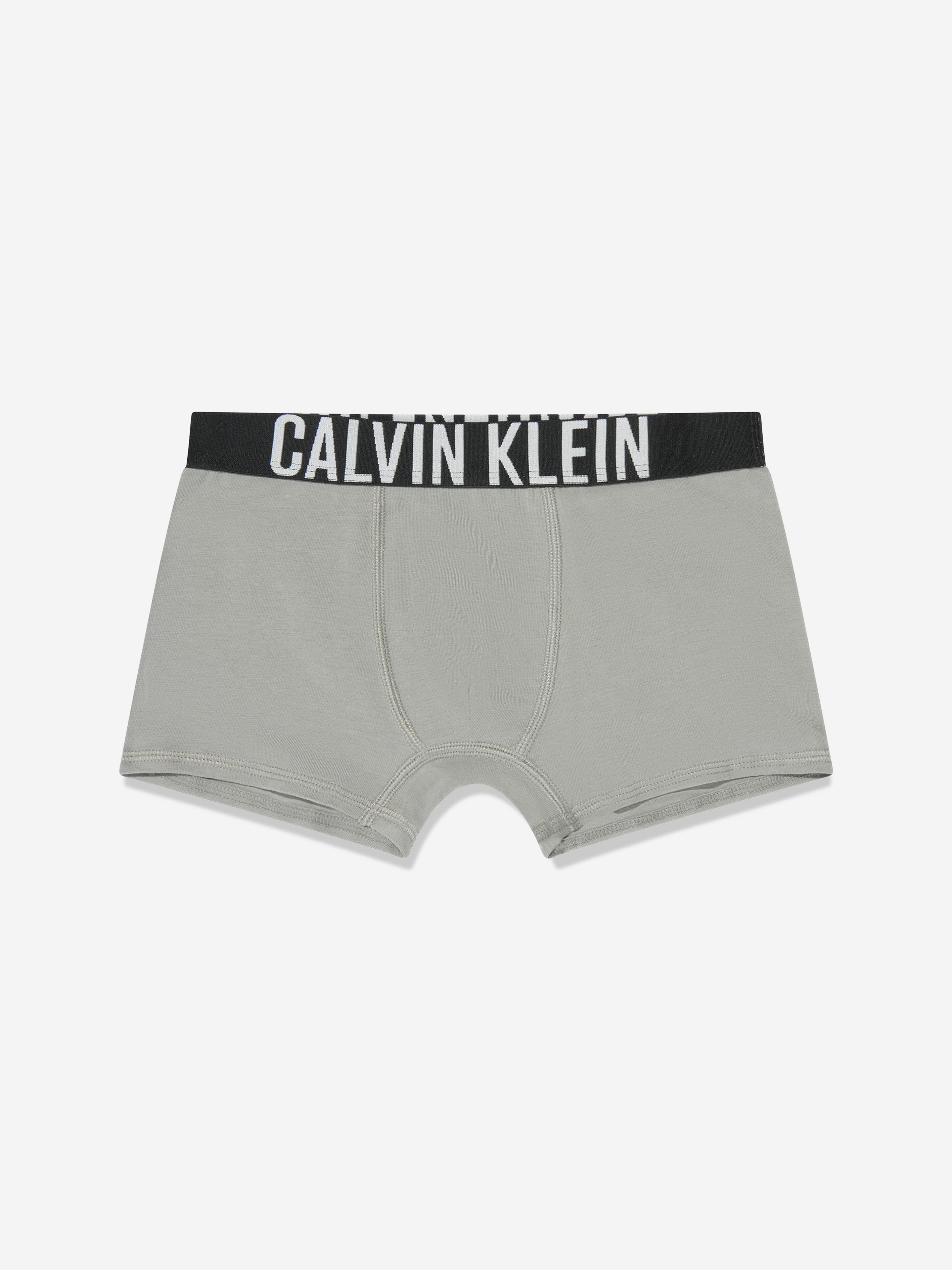 Calvin Klein Boys Boxer Shorts Set (2 Pack) in Grey
