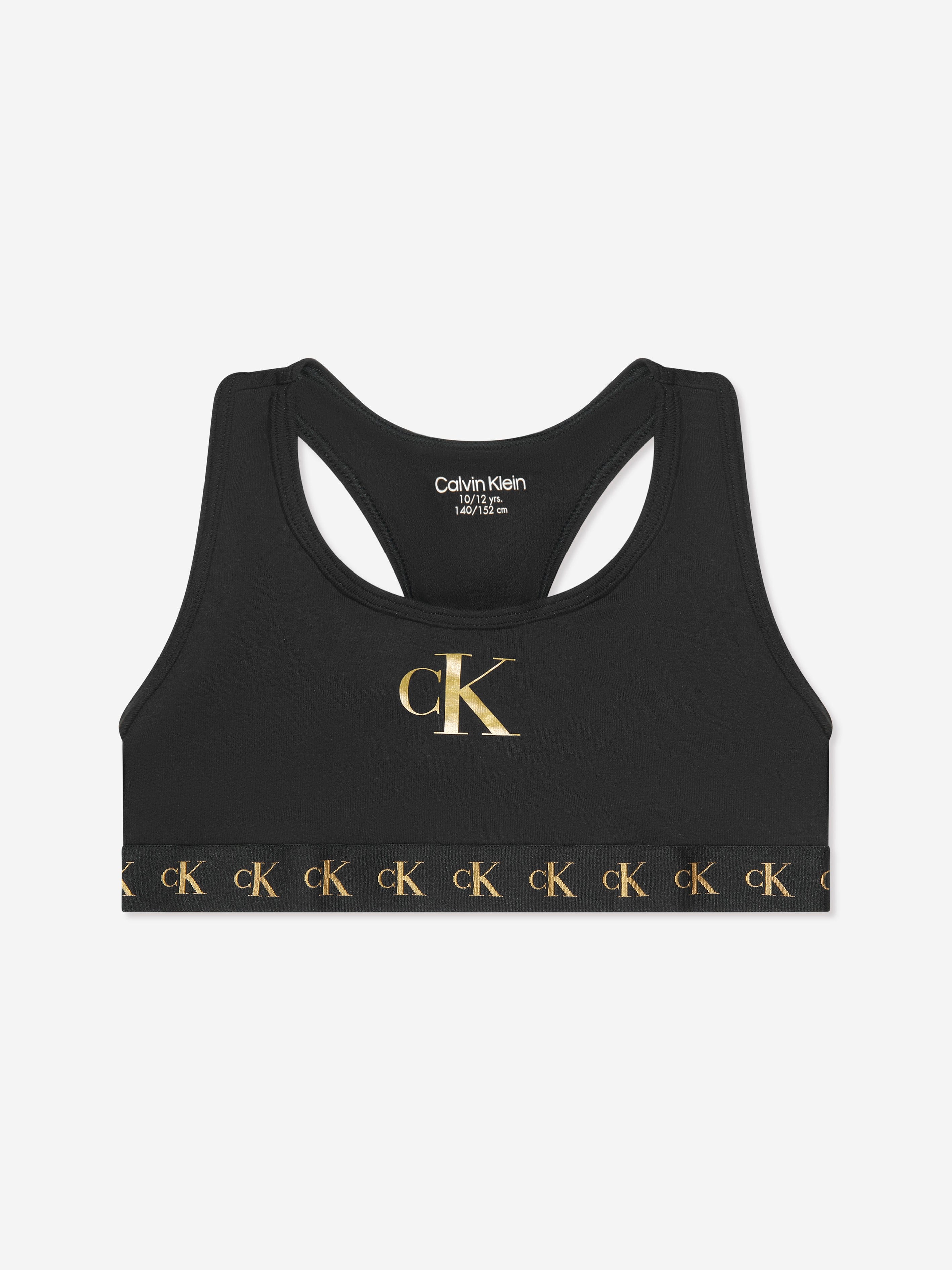 Calvin Klein Girls Bralette Set (2 Pack) in Black